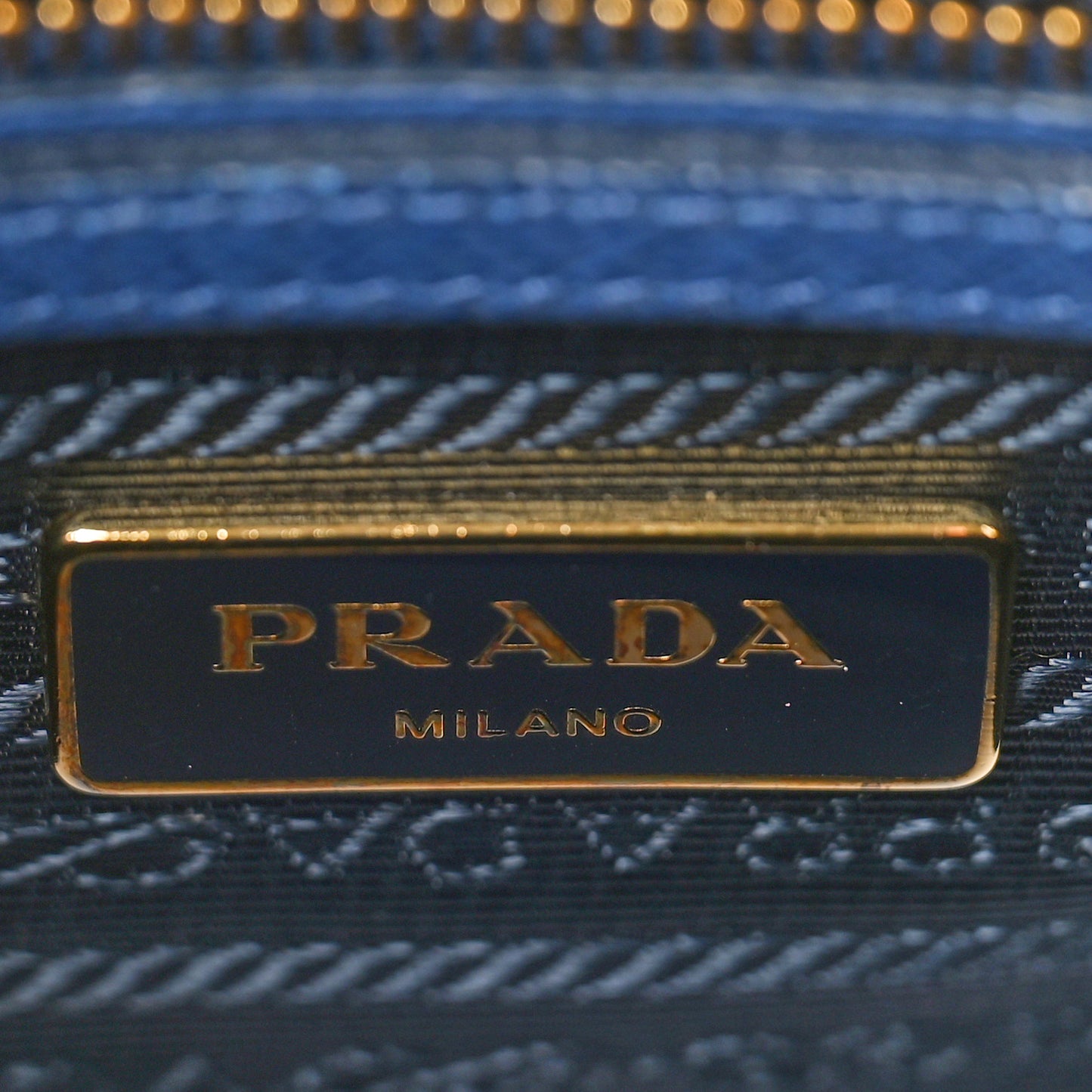 Saffiano Lux Small Promenade Tote Bluette