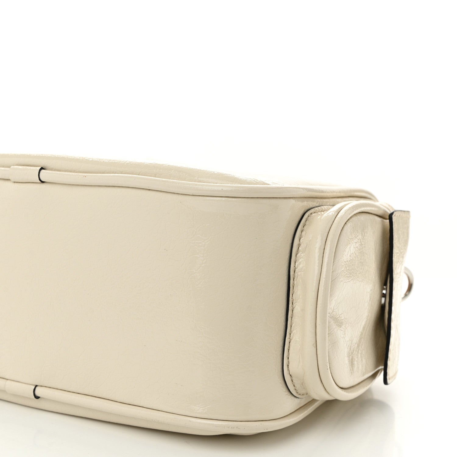Marc Jacobs Patent Calfskin Soft Box 23 Shoulder Bag Ivory 11 of 13
