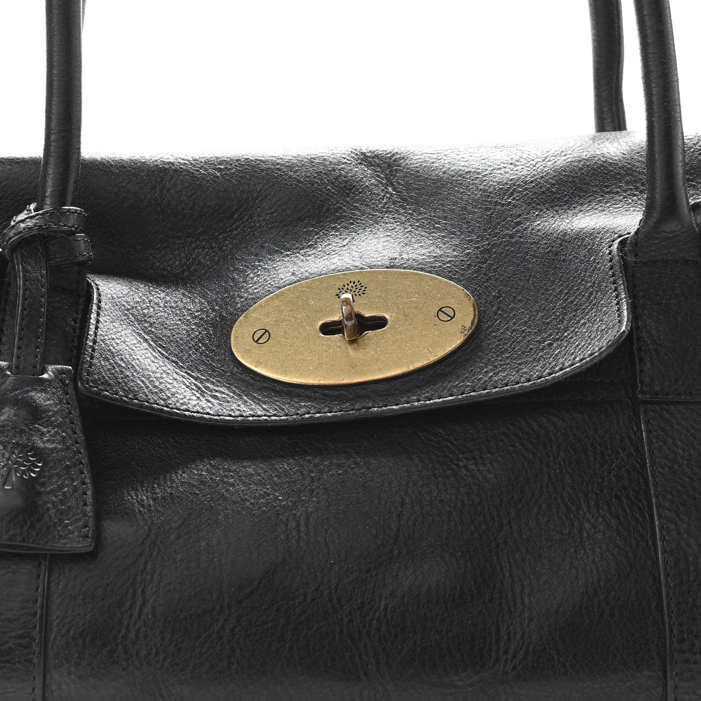 Natural Leather Small Bayswater Black