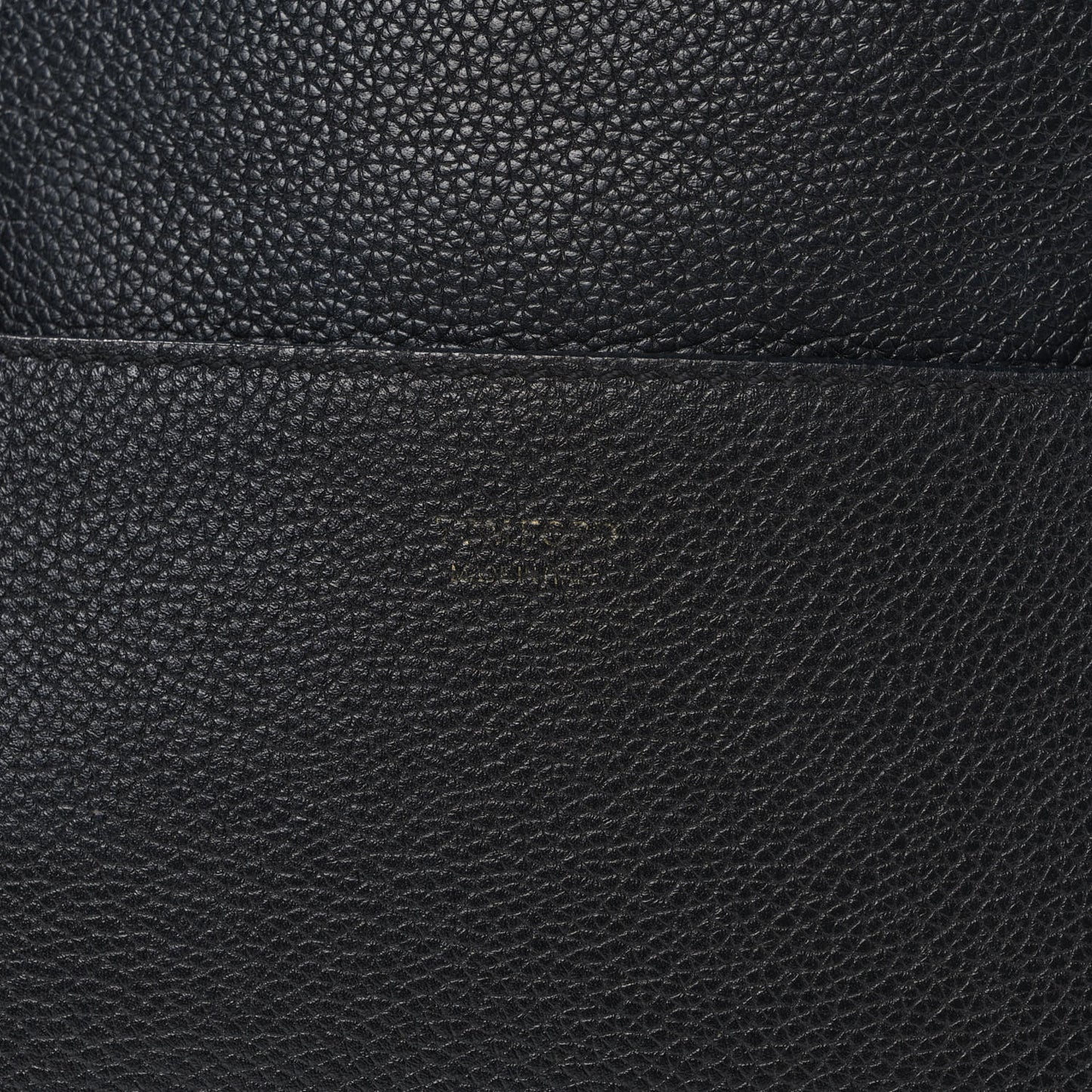 Grained Calfskin Medium Jennifer Shoulder Bag Black