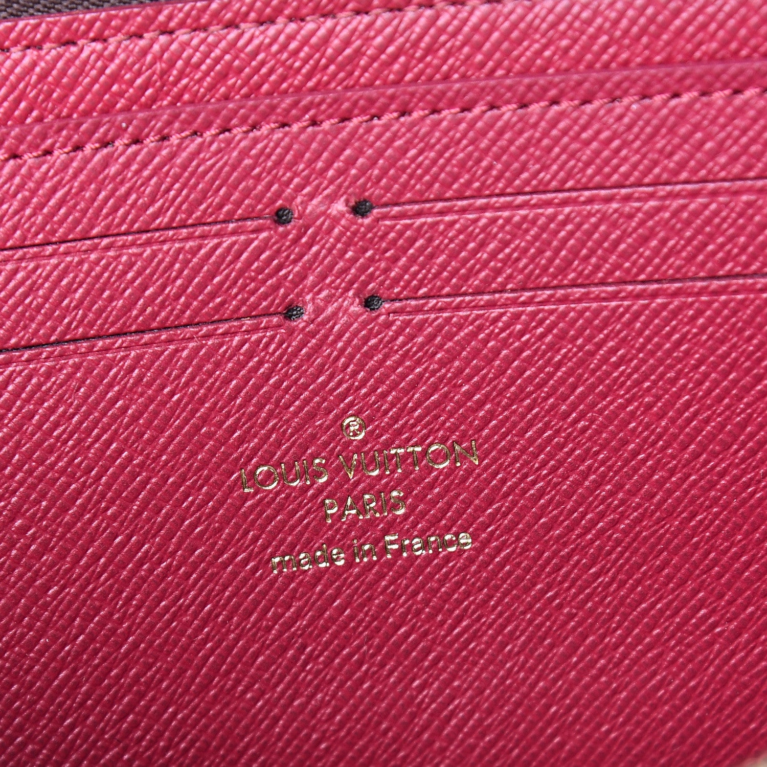 Louis Vuitton Monogram Clemence Wallet Fuchsia 5 of 6