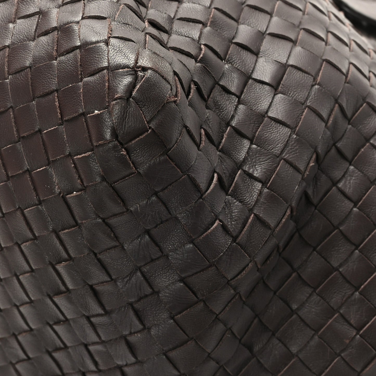 Nappa Intrecciato Large Seamless Tote Ebano
