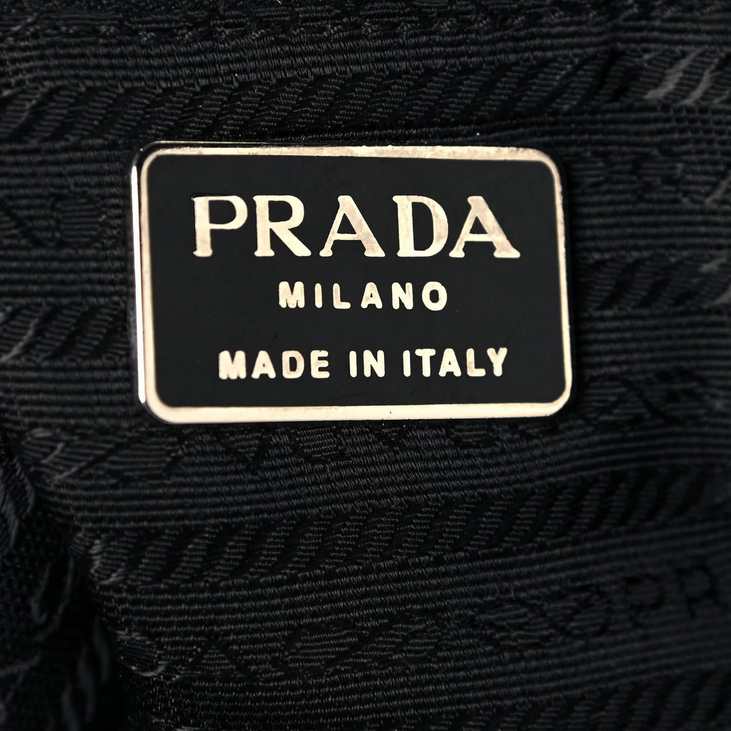 Nylon Vela Single Buckle Backpack Black