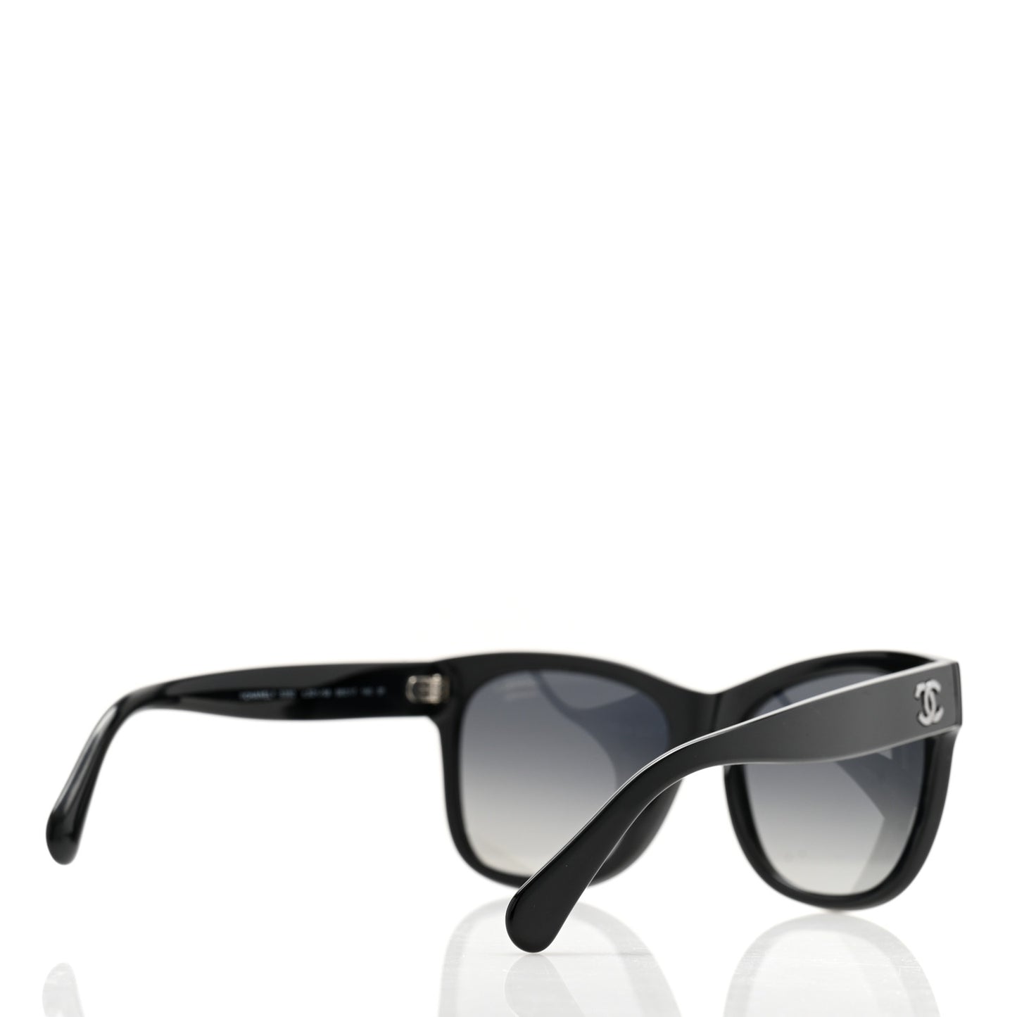 Acetate Polarized Square CC Sunglasses 5380 Black