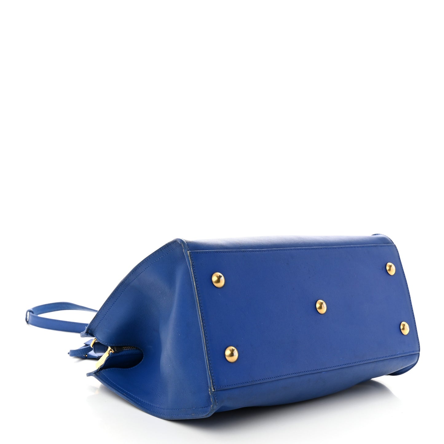 Calfskin Small Classic Y Cabas Royal Blue