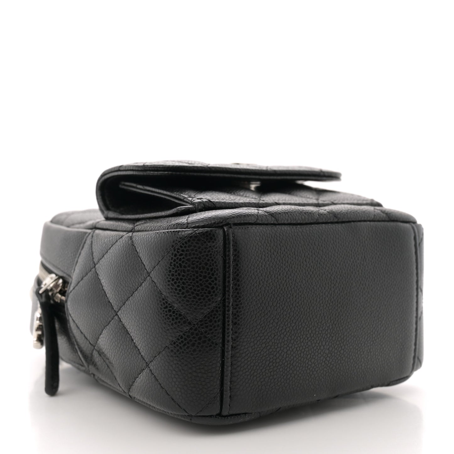Caviar Quilted CC Mini Classic Backpack Black