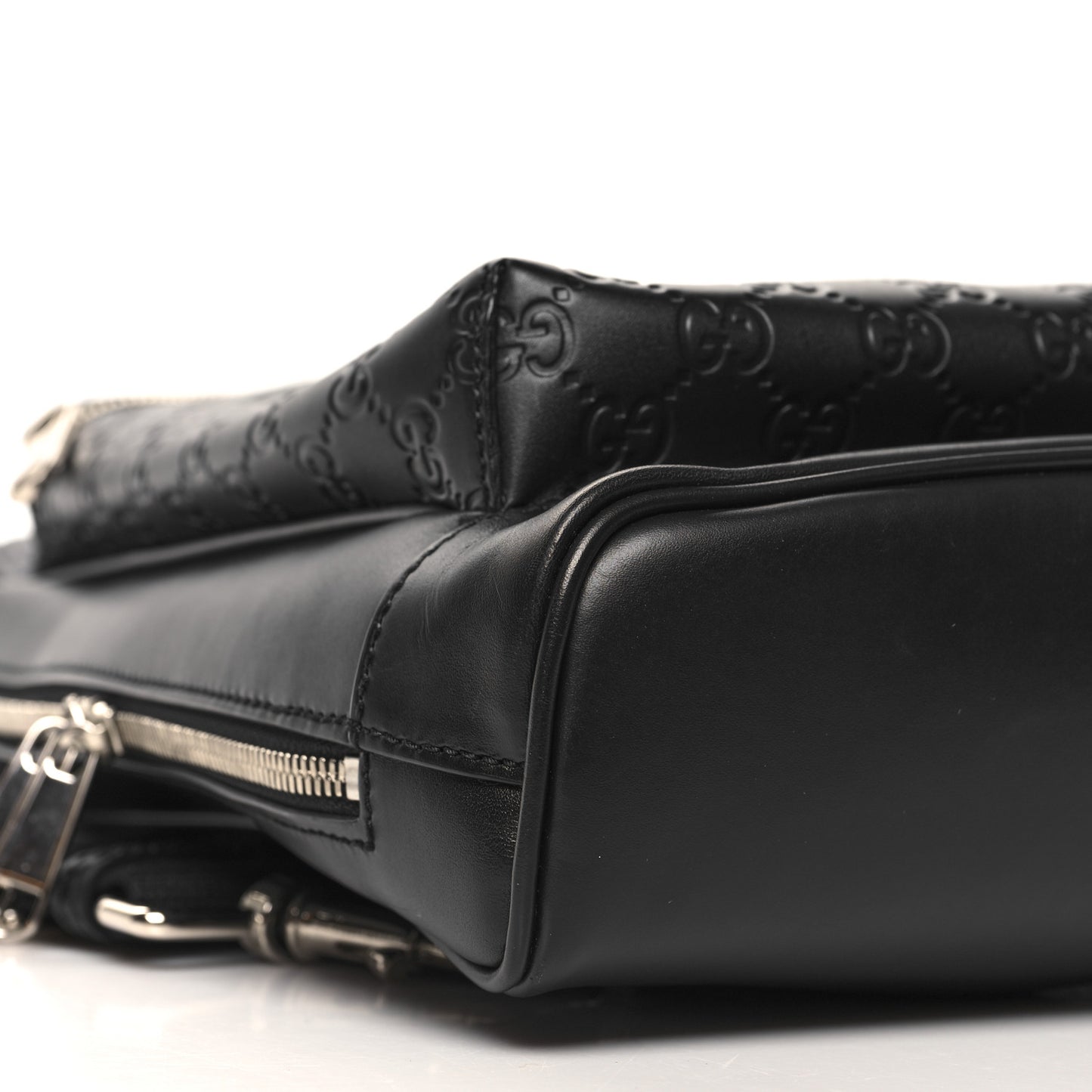 Guccissima Sling Backpack Black