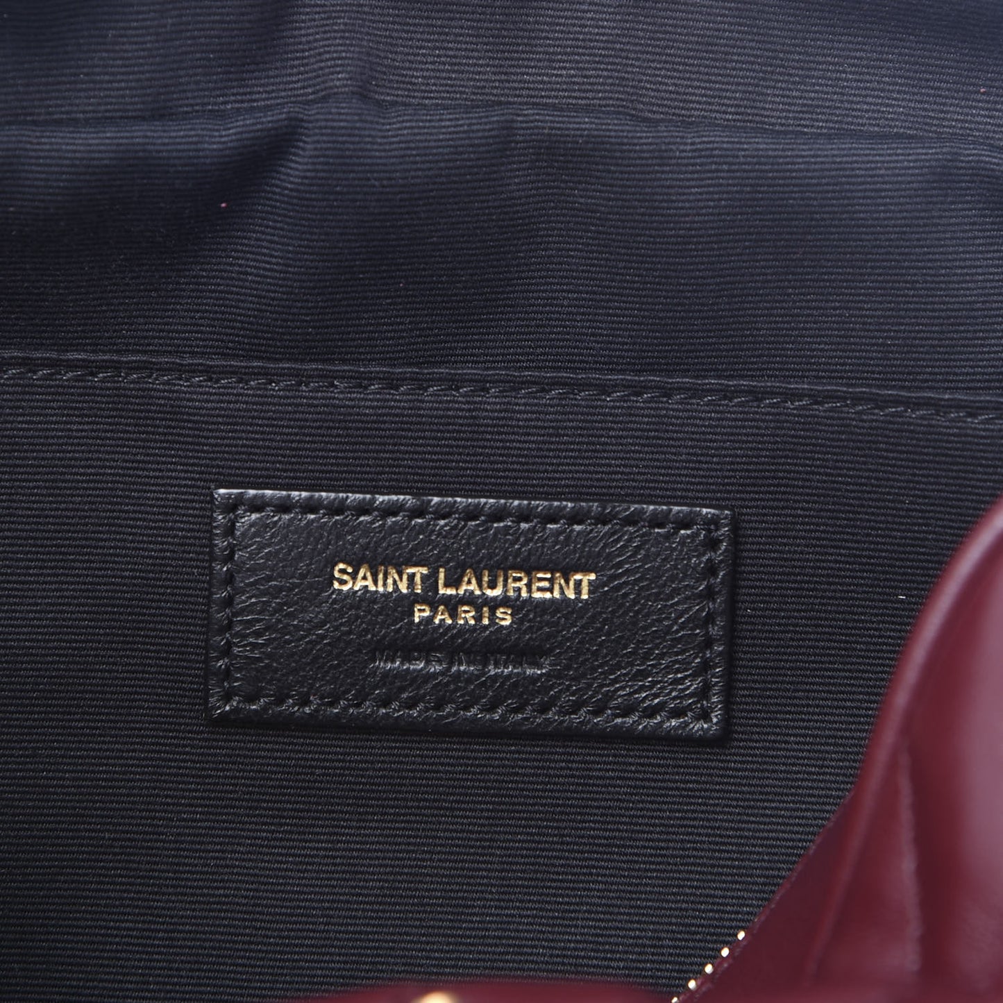 Calfskin Matelasse Monogram Lou Camera Bag Dark Legion Red