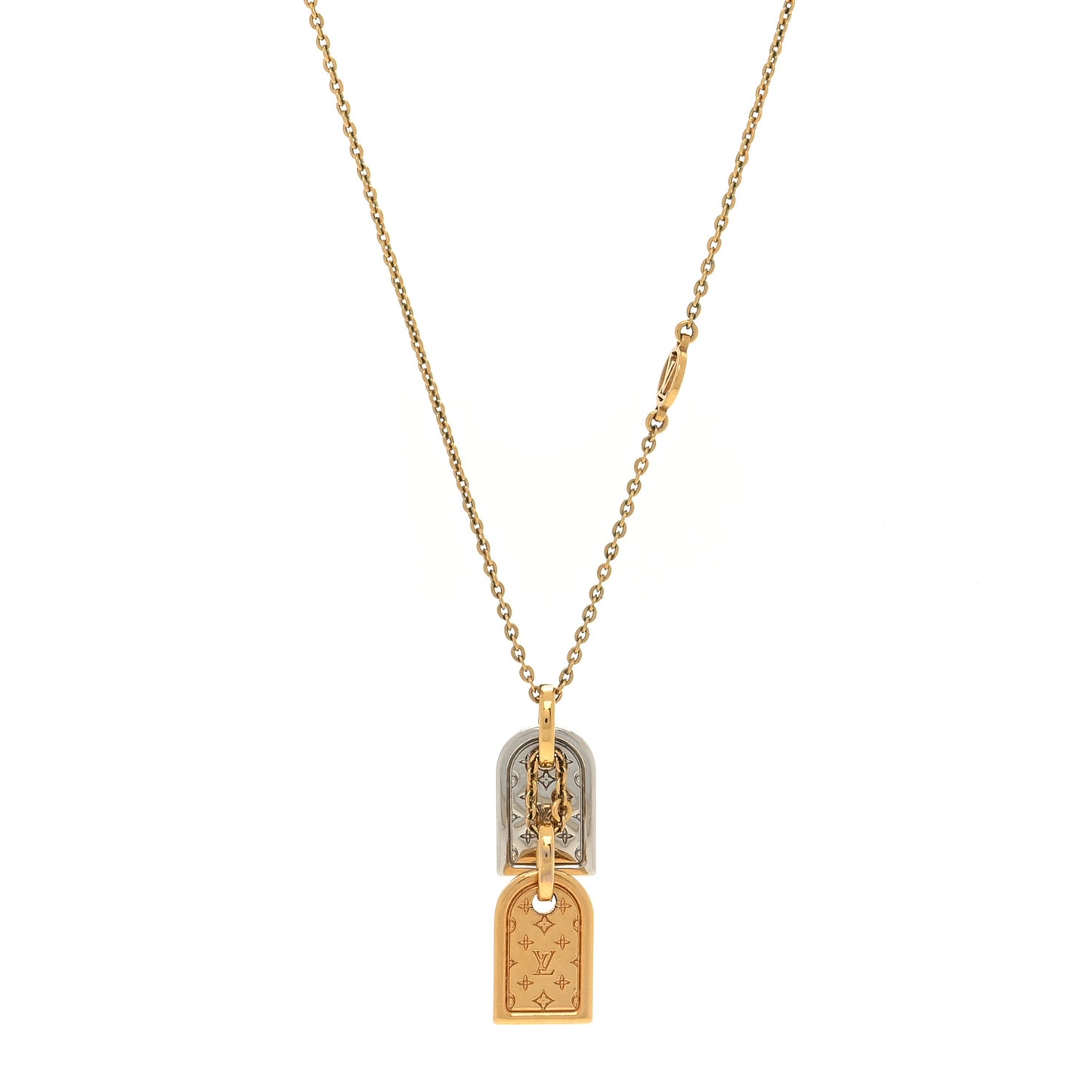 Nanogram Name Tag Necklace Gold