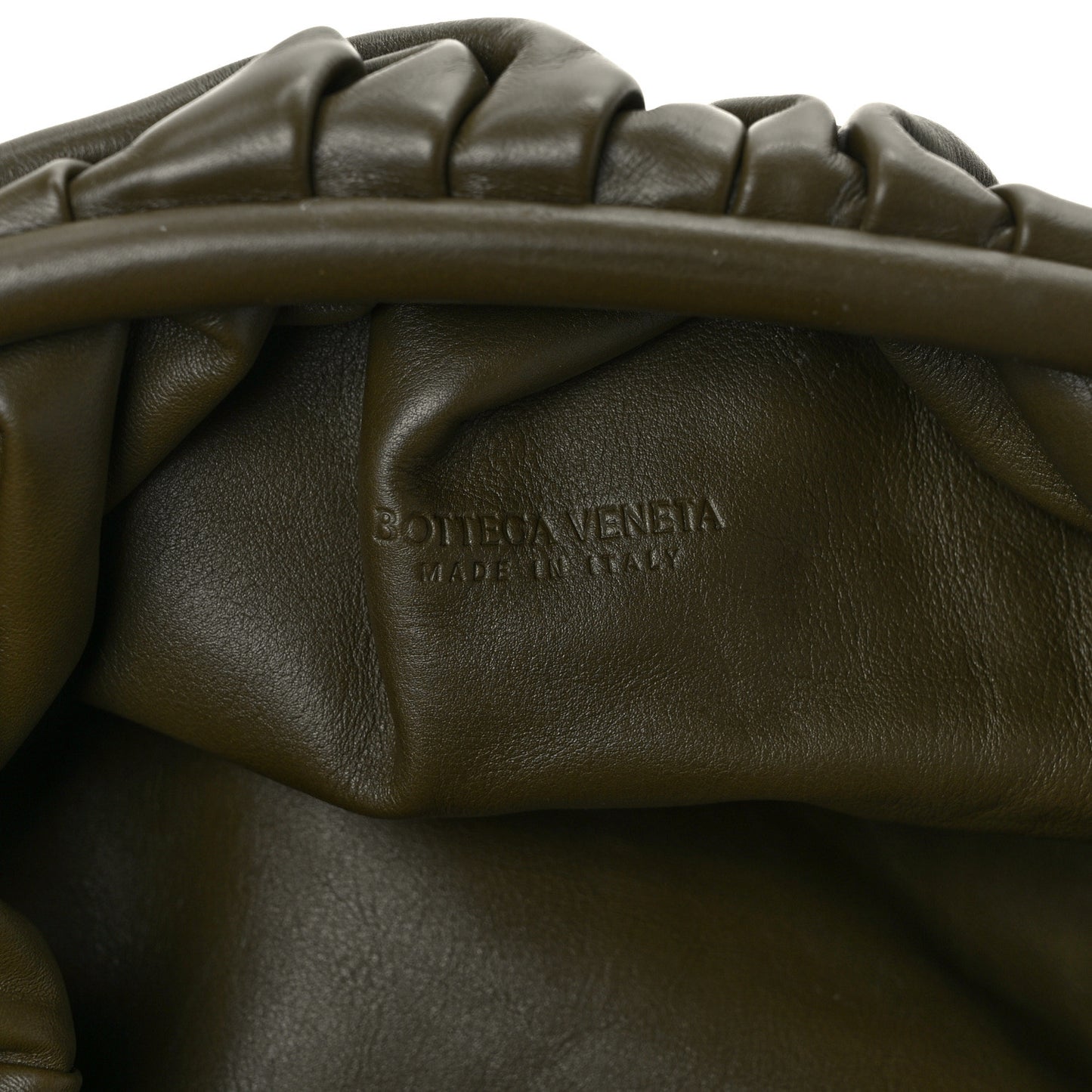 Smooth Butter Calf The Pouch Oversized Clutch Mustard