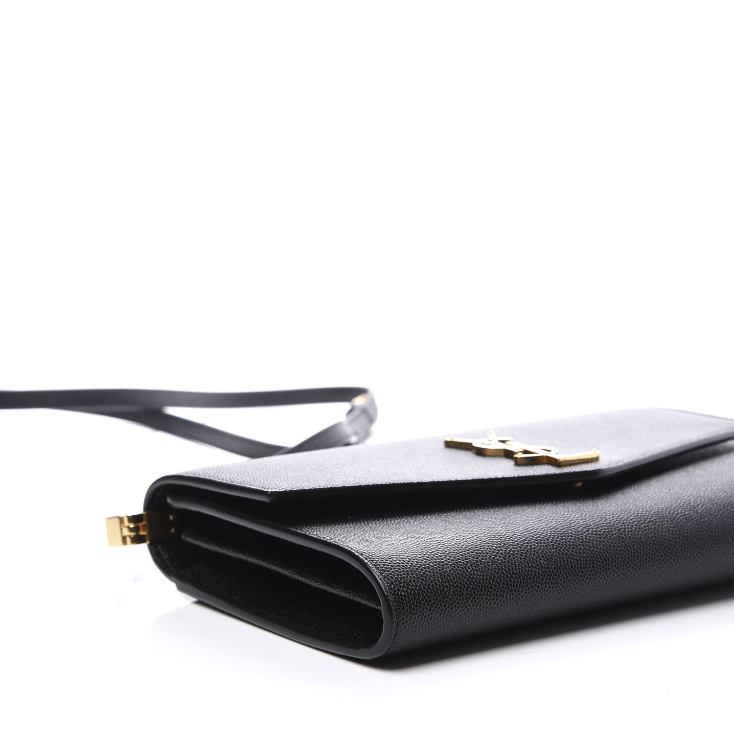 Saint Laurent Grain De Poudre Mini Uptown Crossbody Bag Black 5 of 10