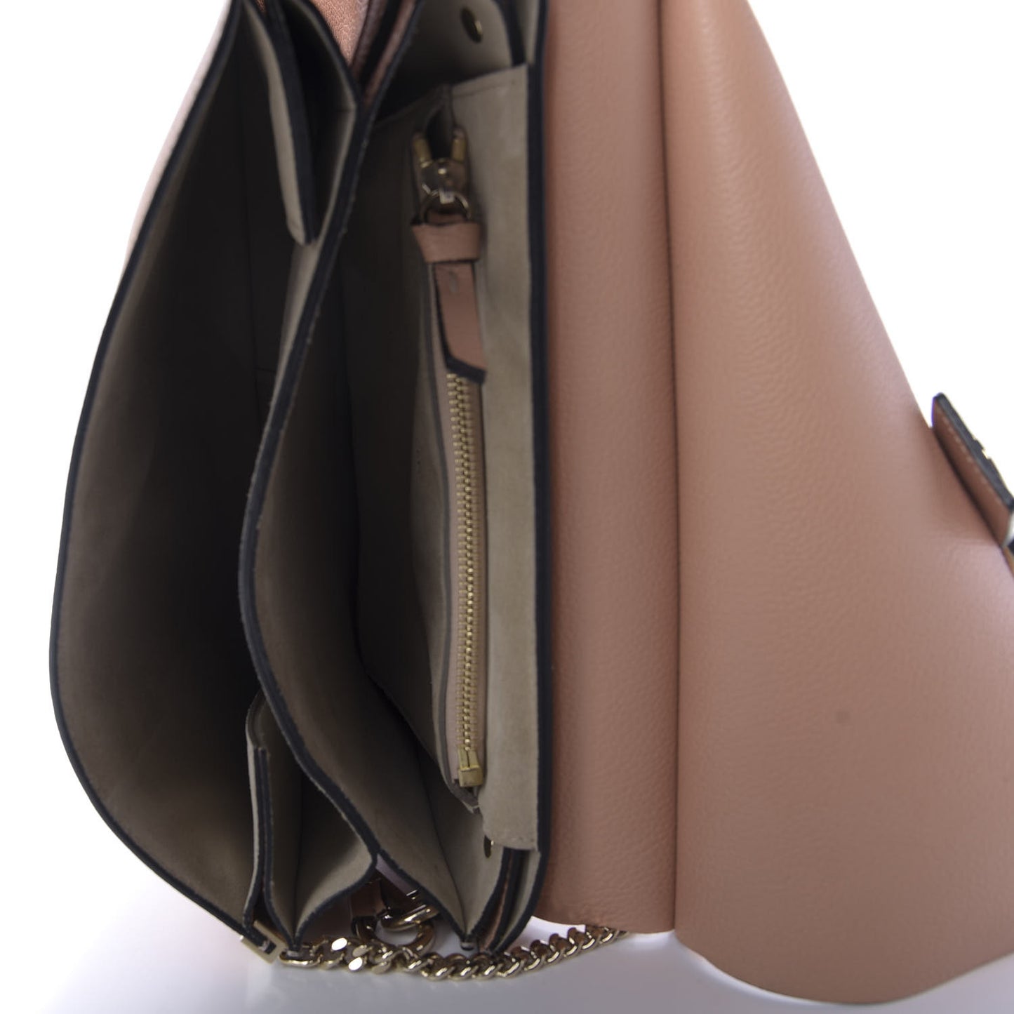 Calfskin Medium Faye Shoulder Bag Biscotti Beige