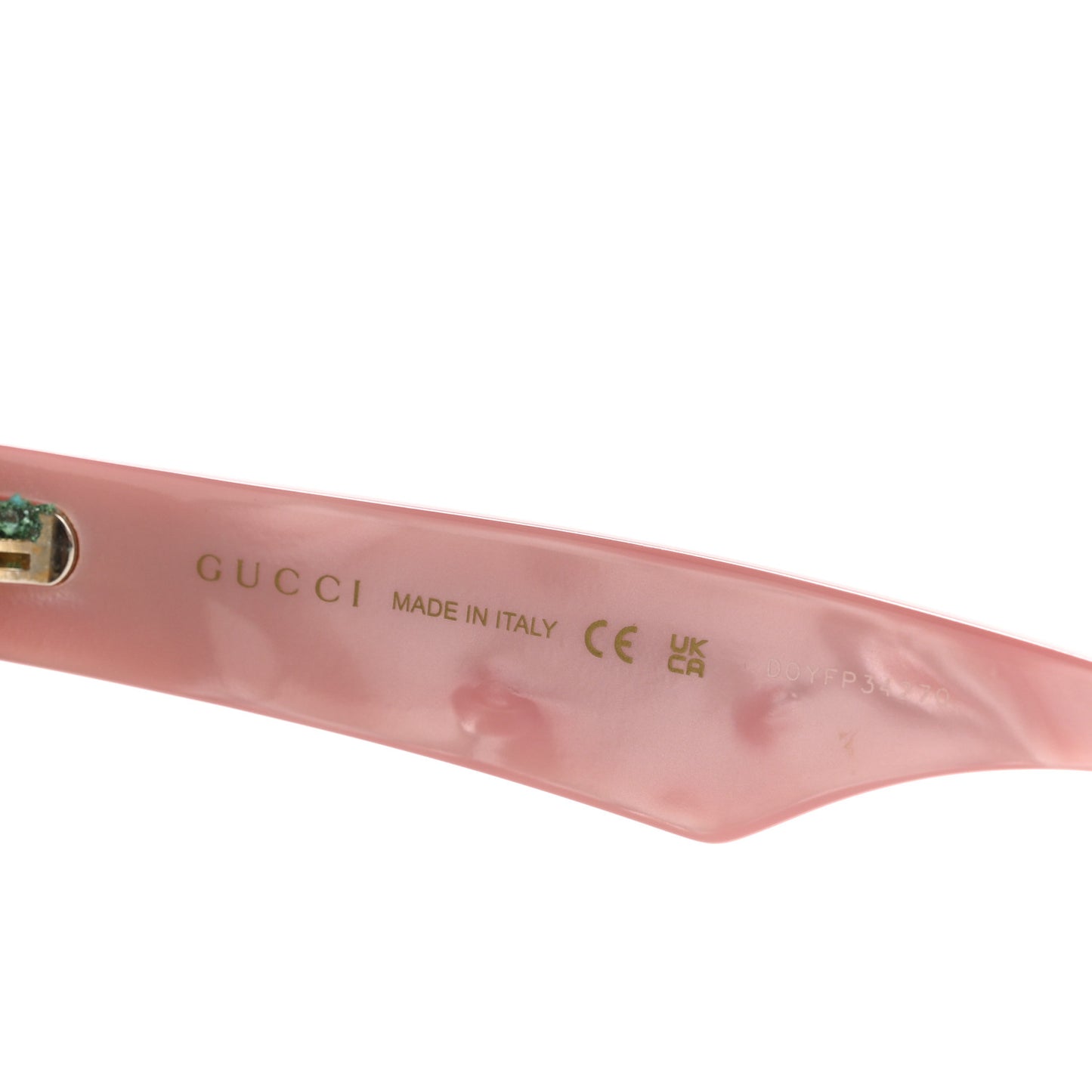 Rectangle 52mm Frame Sunglasses GG0998/S Black Pink