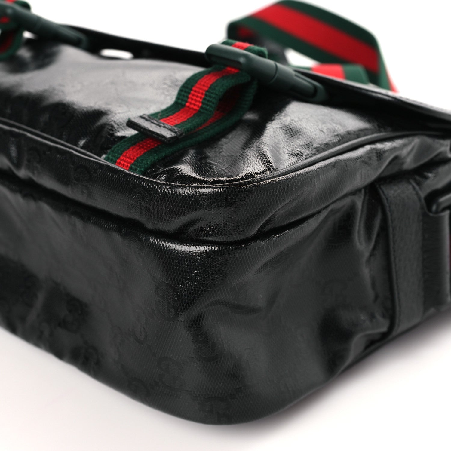 Gucci GG Crystal Messenger Bag Black 8 of 8