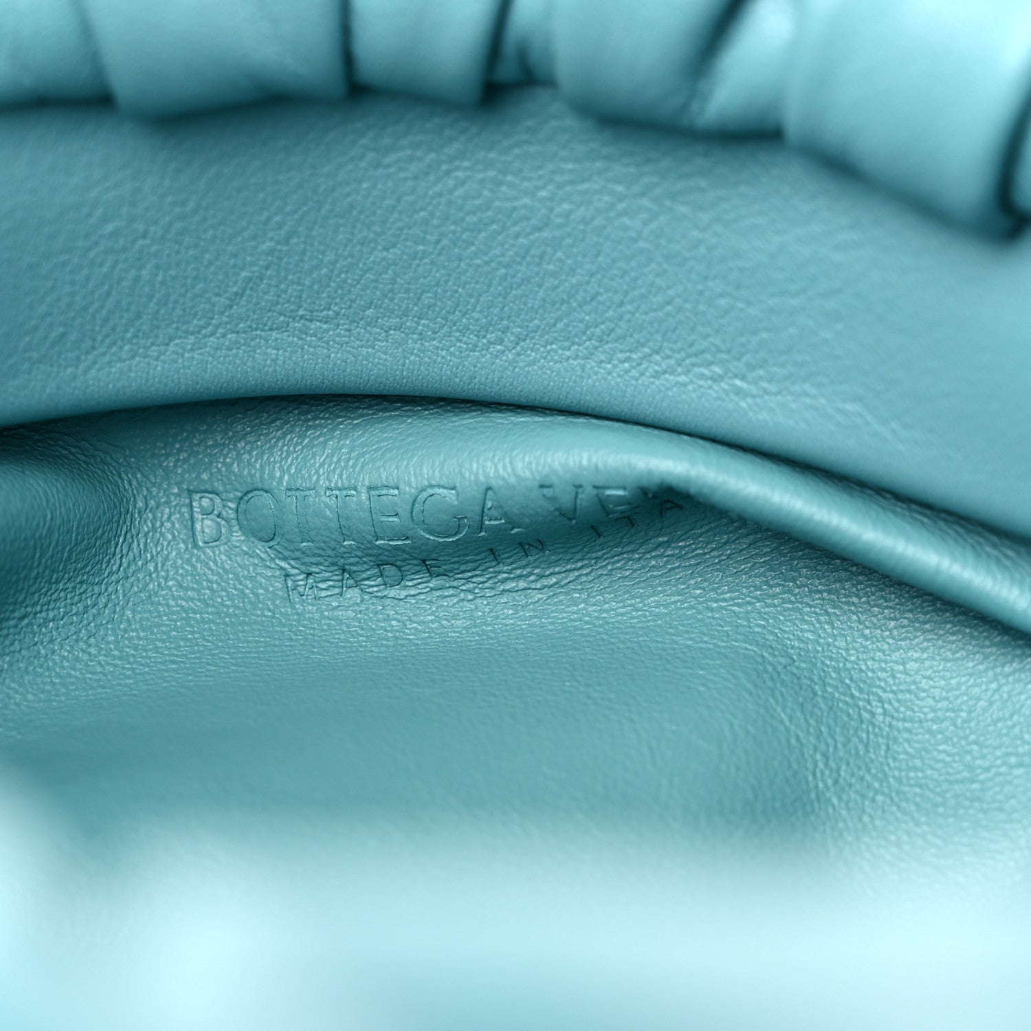 Bottega Veneta Calfskin The Pouch Chain Linloleum 6 of 8