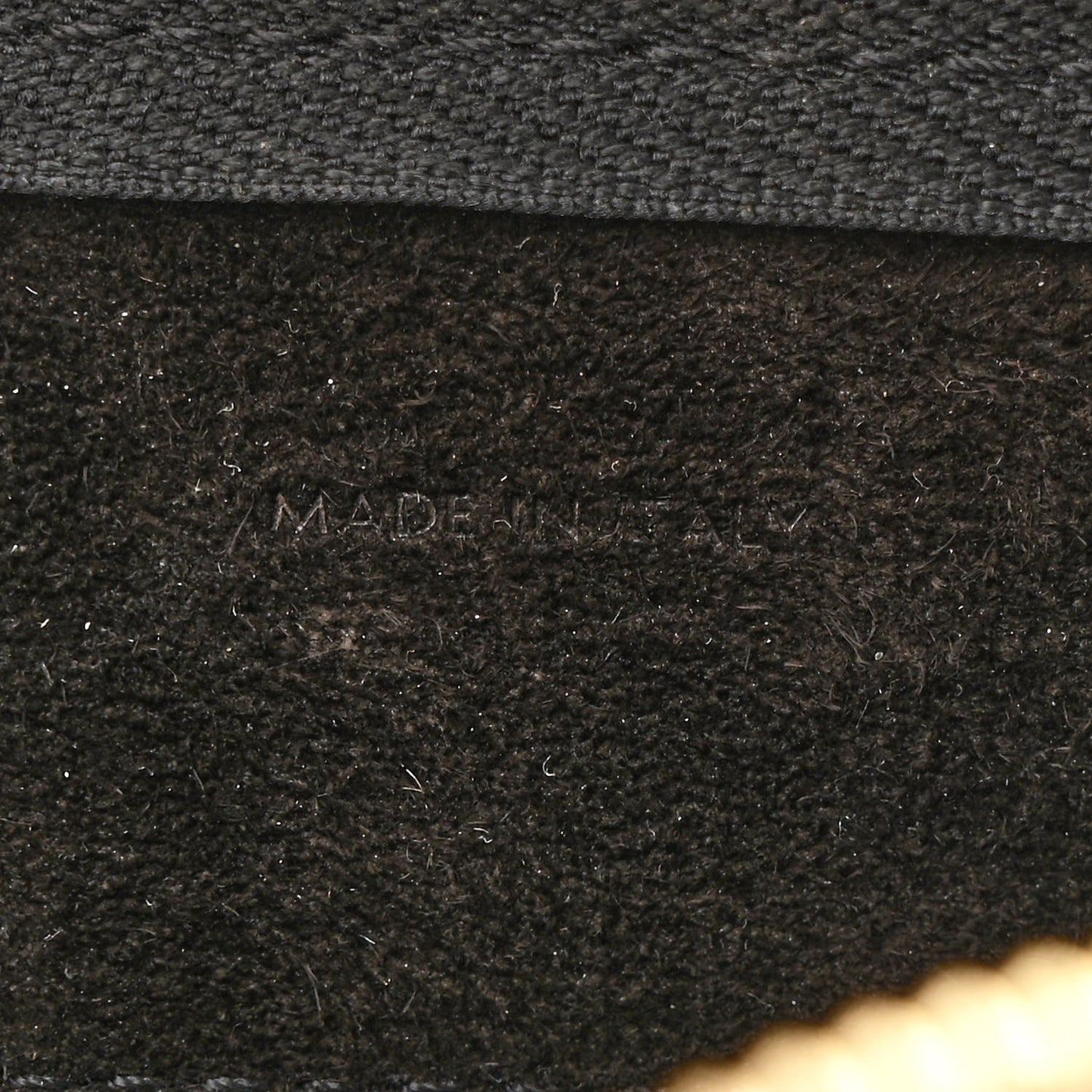 Grained Calfskin Nano Belt Bag Black