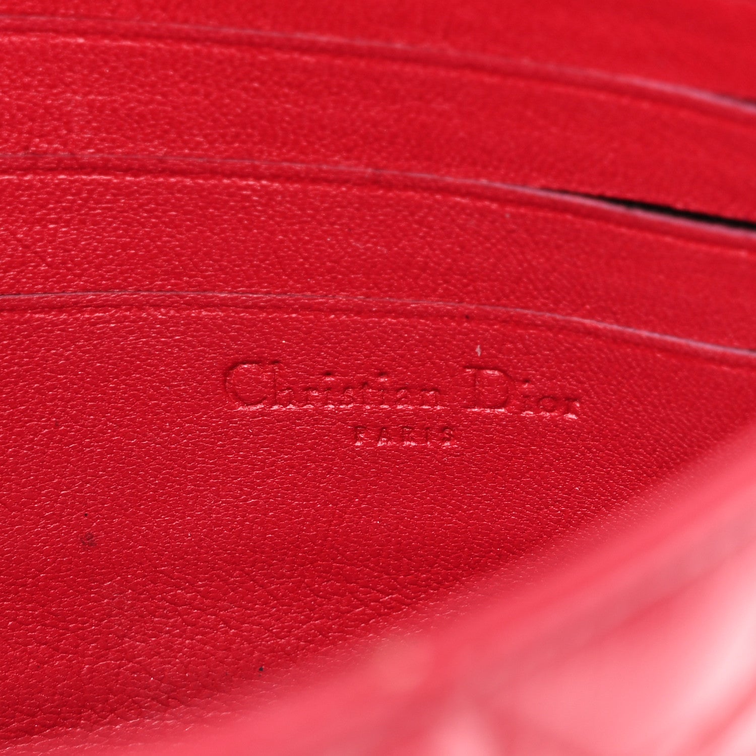 Christian Dior Lambskin Cannage Miss Dior Promenade Pouch Fuchsia 6 of 10