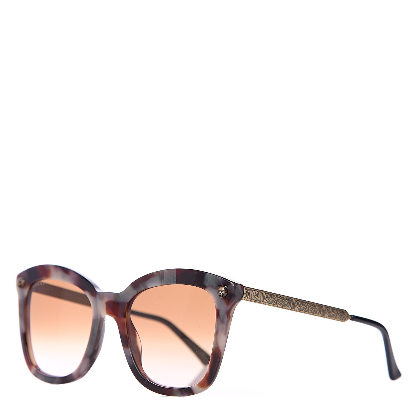 Cat Eye Sunglasses GG0217S Brown