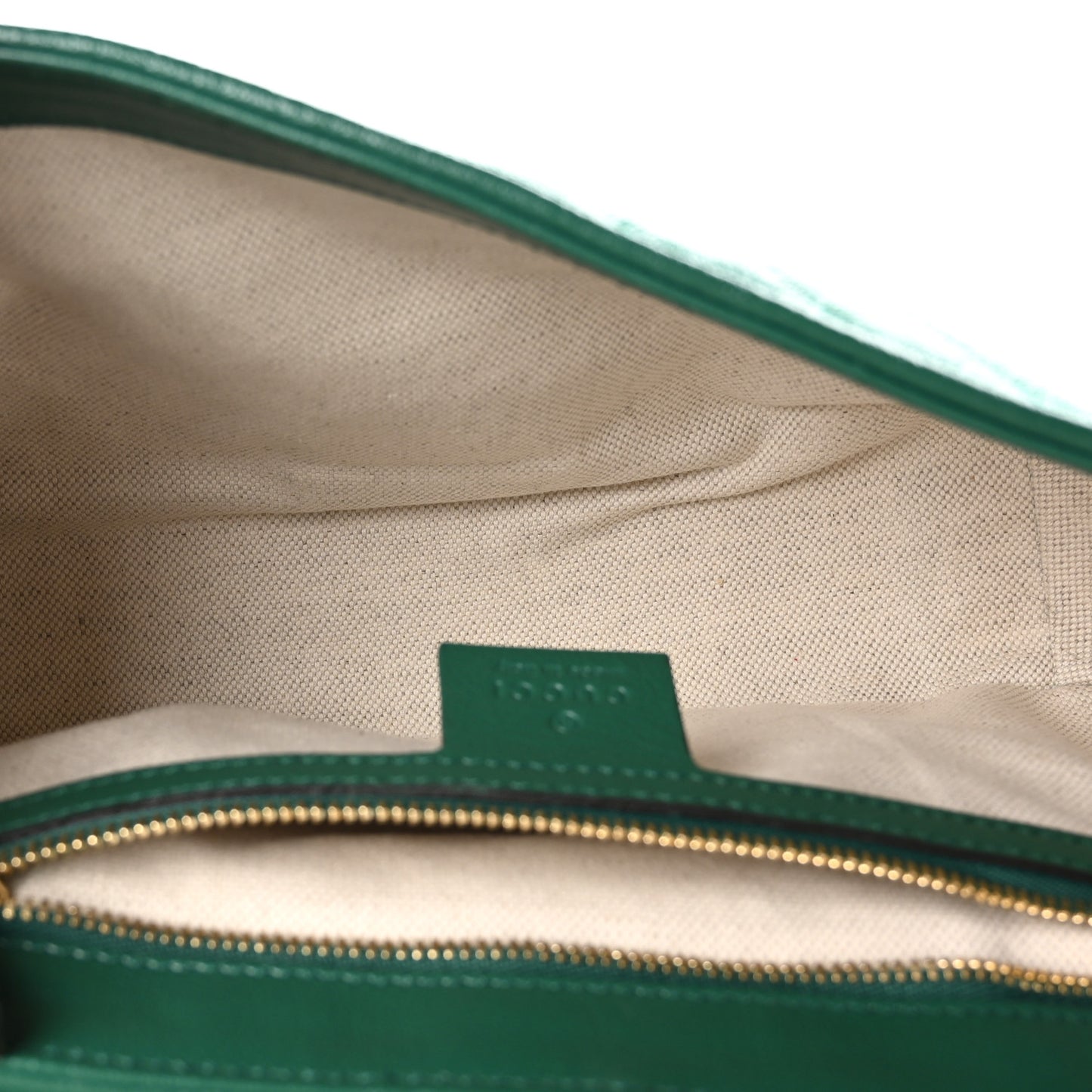 Azalea Calfskin Enamel Matelasse Diagonal Small Torchon GG Marmont Shoulder Bag New Shamarock Emerald