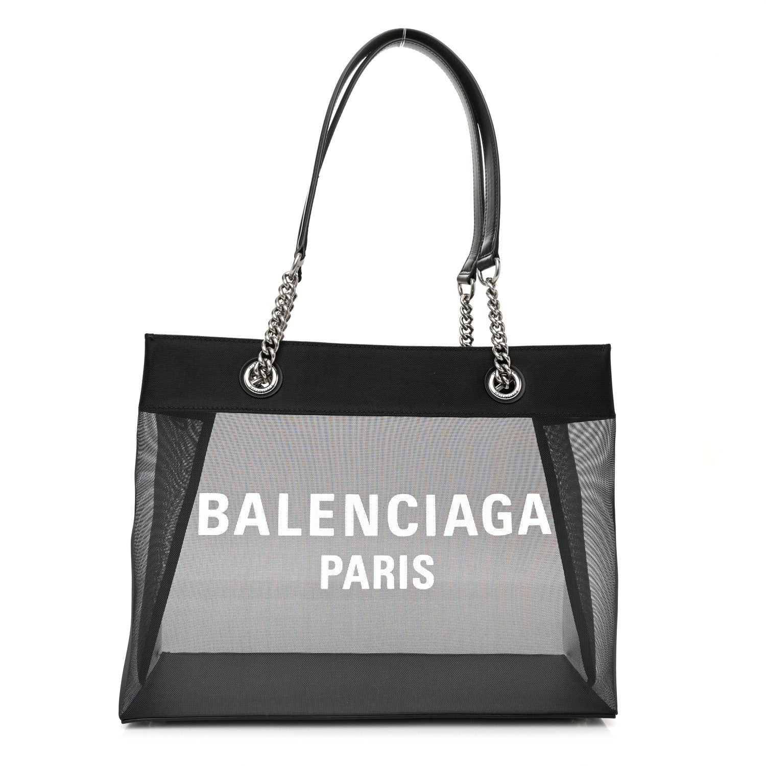 Balenciaga Mesh Medium Duty Free Tote Black 1 of 10