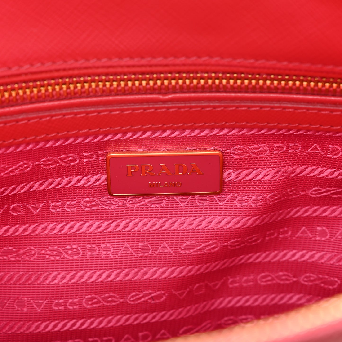 Saffiano Vernice Mini Galleria Double Zip Tote Peonia