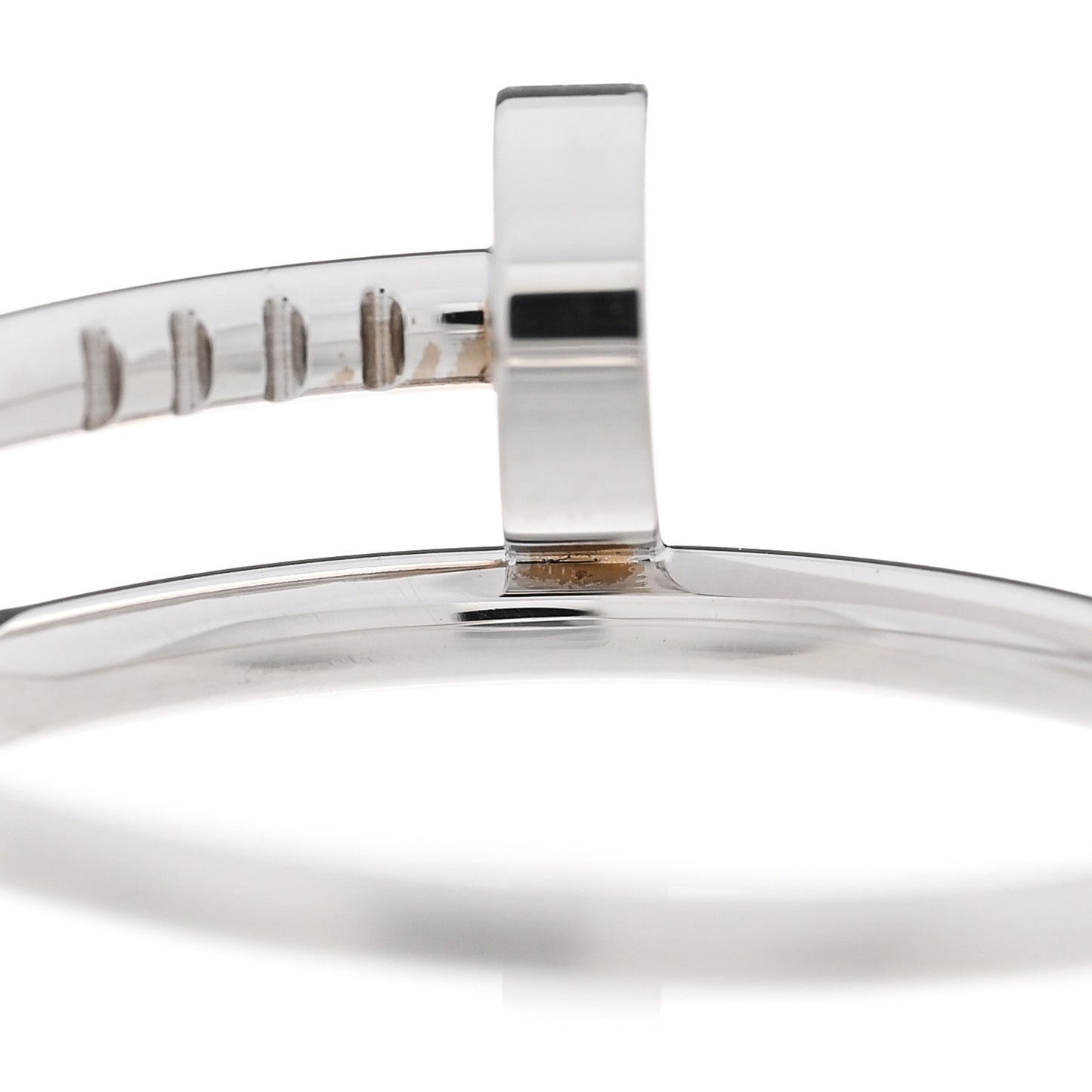 18K White Gold Small Juste Un Clou Ring 56 7.5