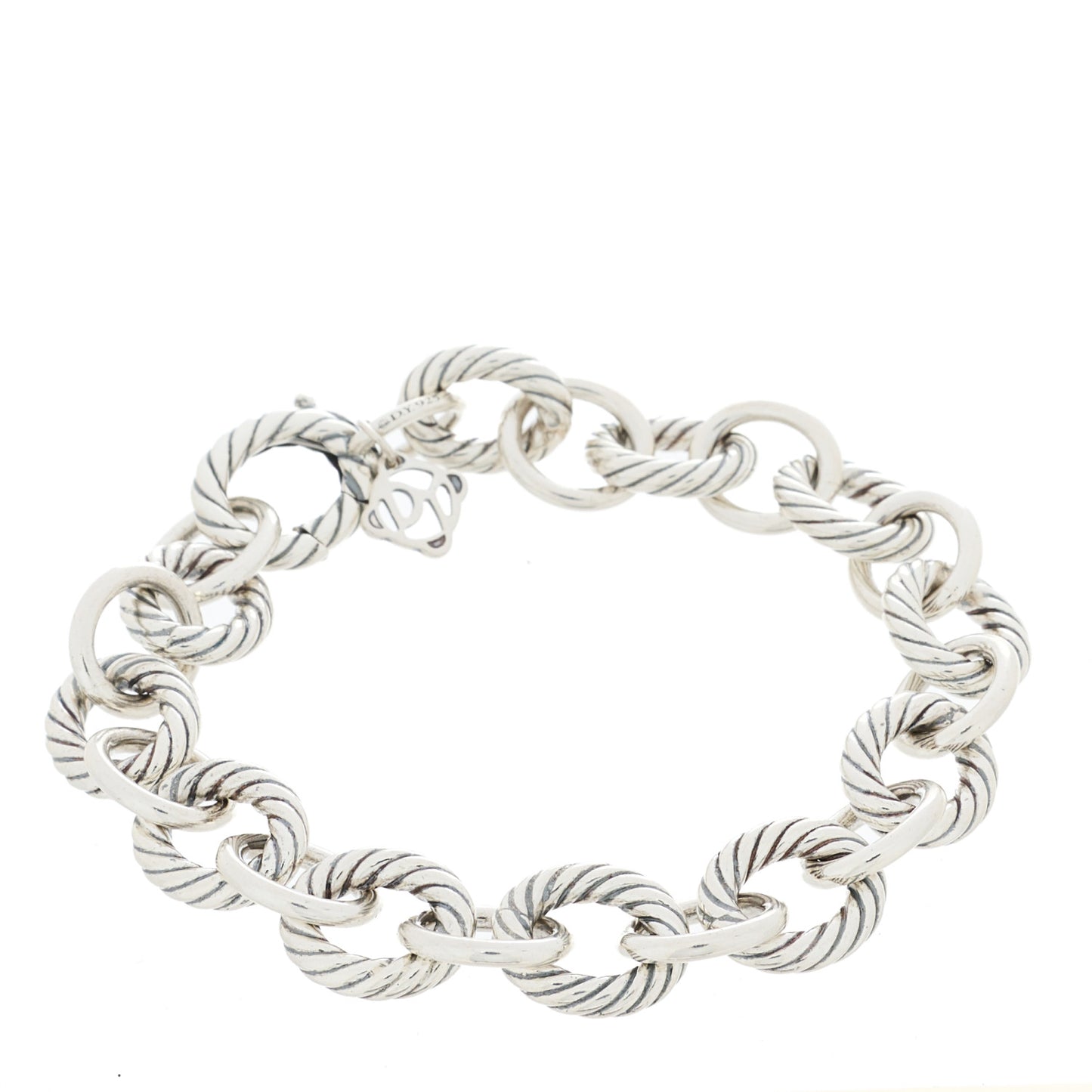Sterling Silver 10mm Medium Oval Link Bracelet