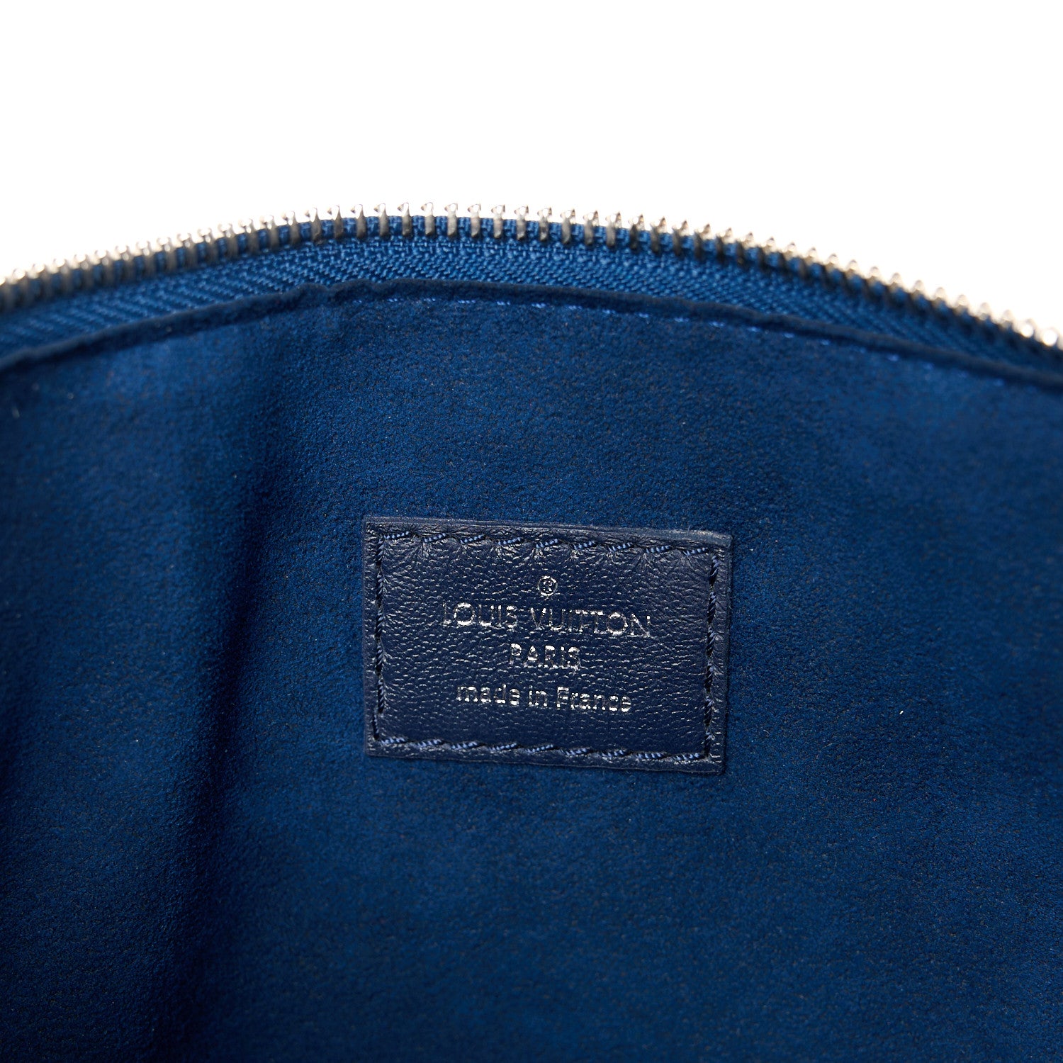Louis Vuitton Lambskin Embossed Monogram Coussin PM Navy 6 of 9