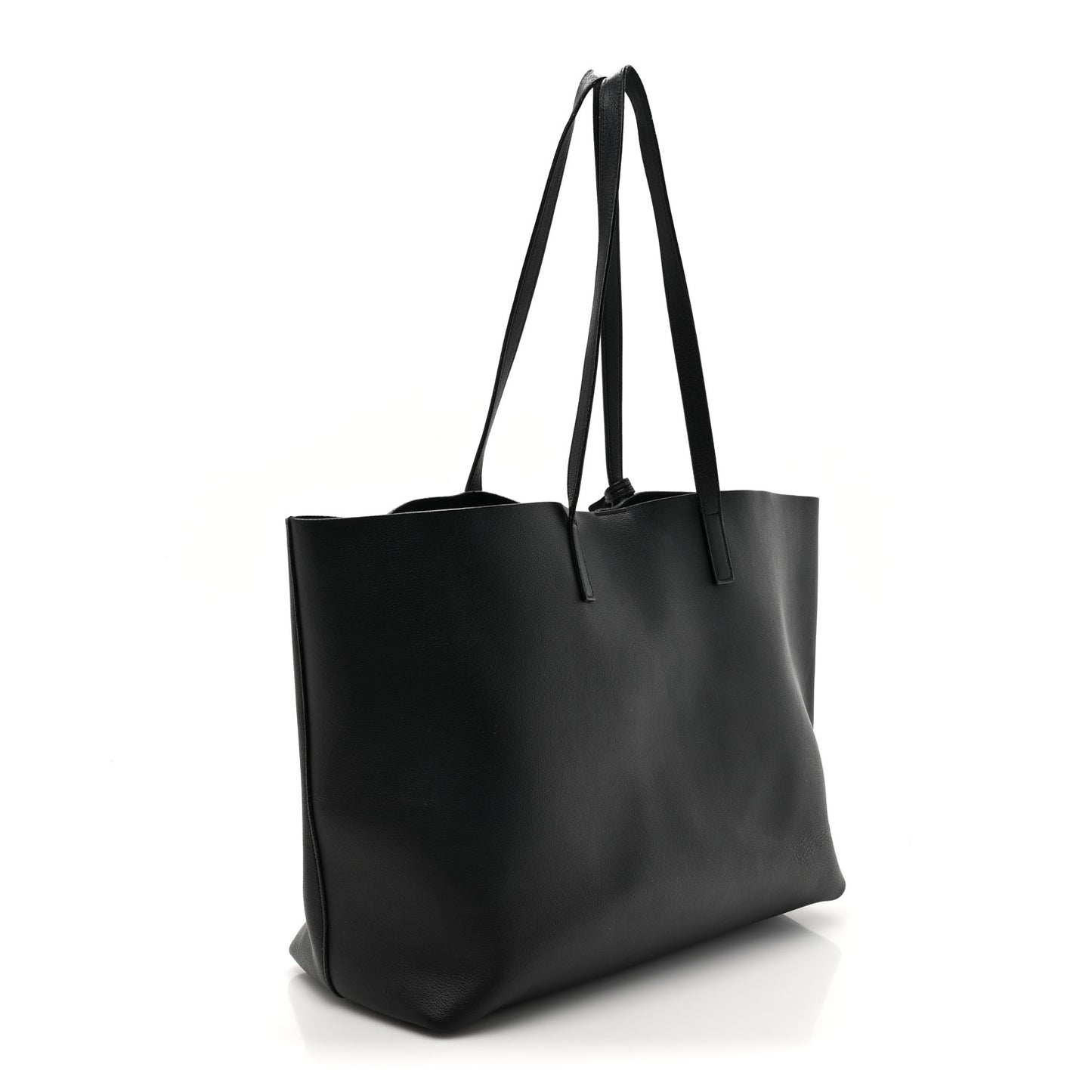 Calfskin Large Shopping Tote Black