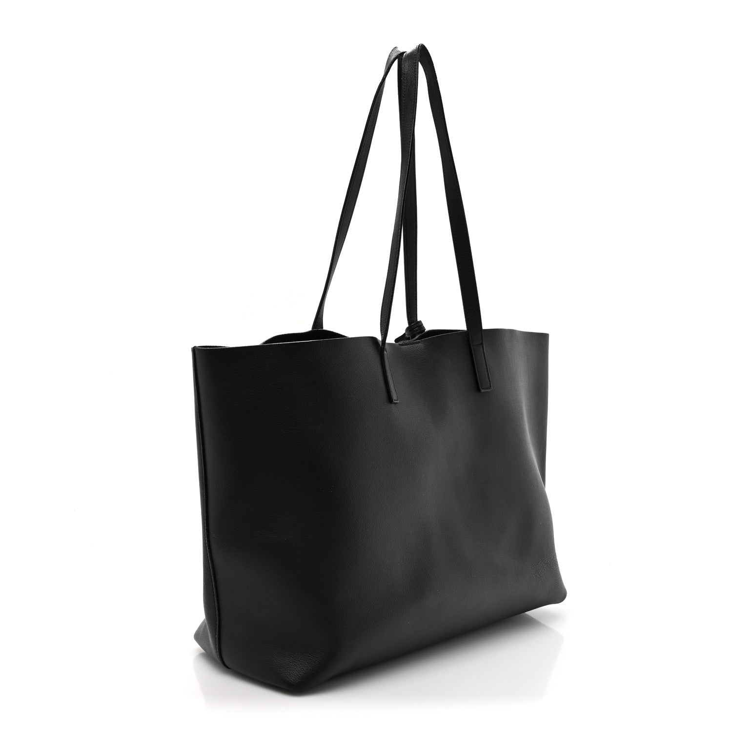 Saint Laurent Calfskin Large Shopping Tote Black 4 of 17