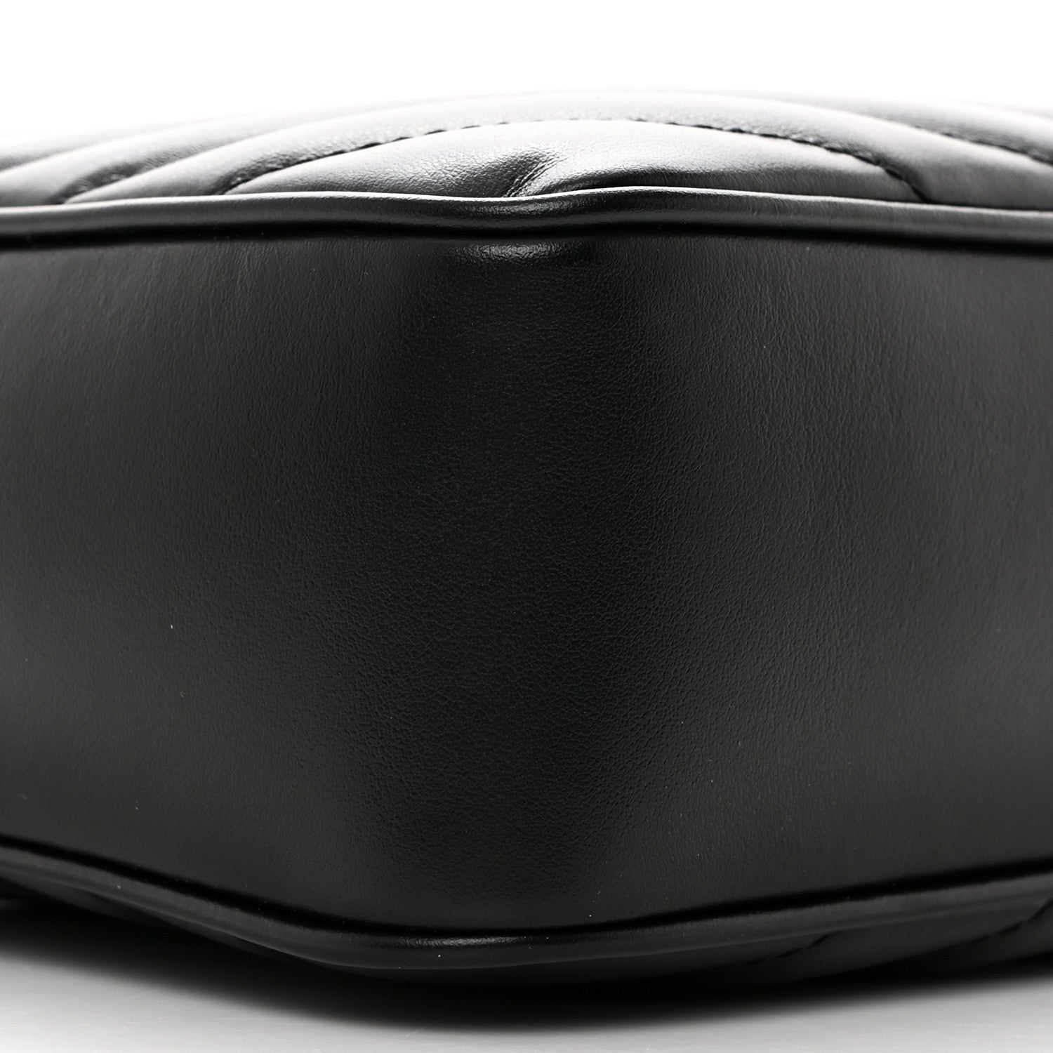 Saint Laurent Calfskin Matelasse Monogram Monochrome Lou Camera Bag Black 9 of 10