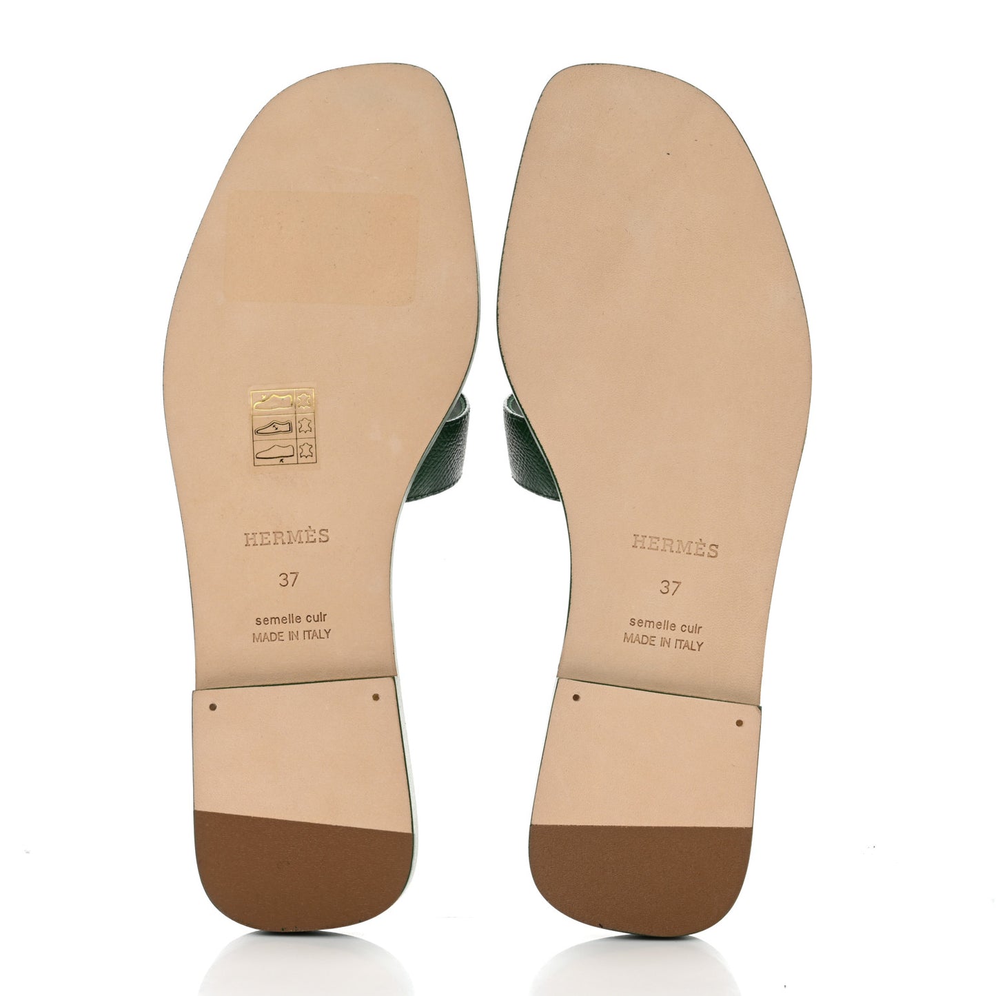Epsom Oran Sandals 37 Vert Cactus