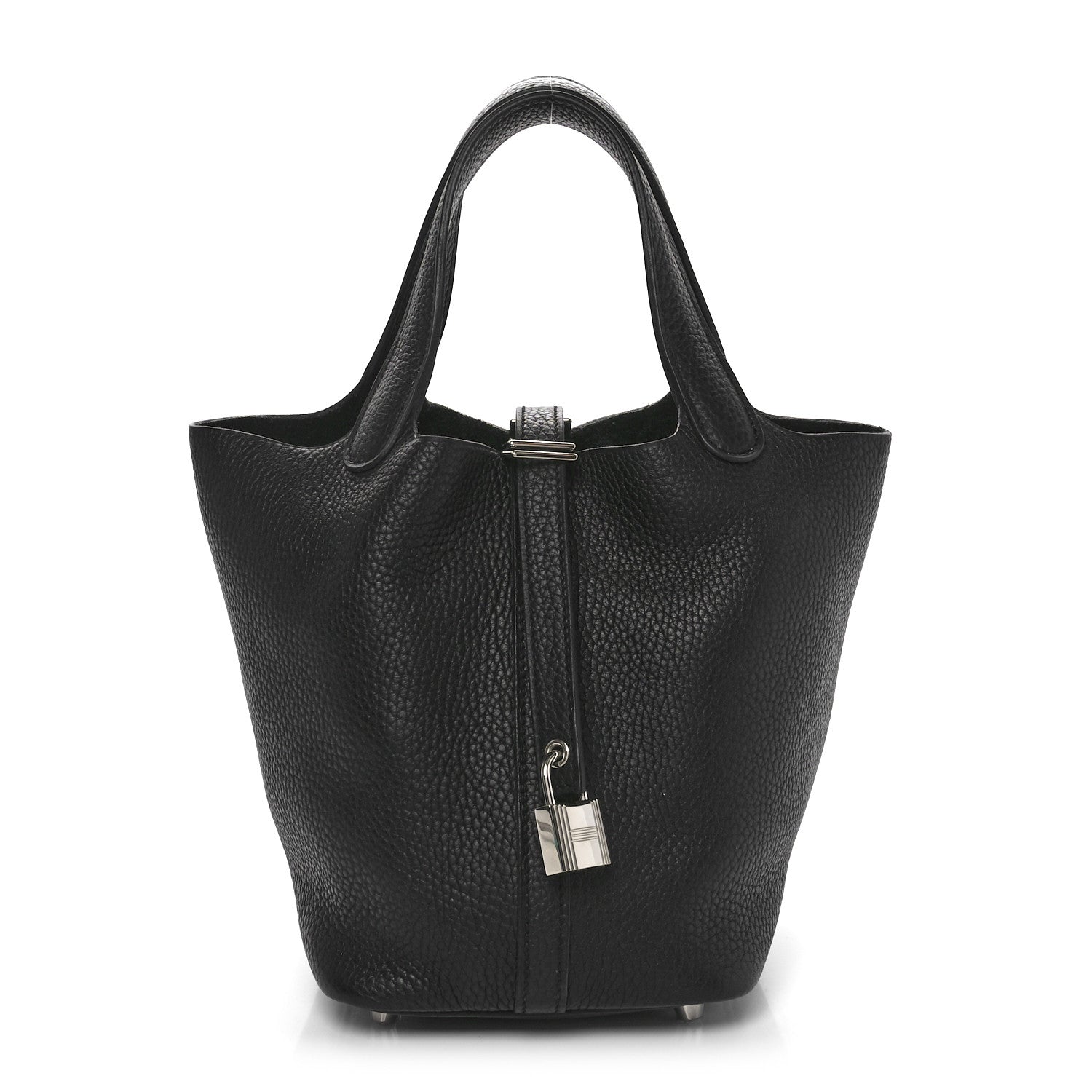 Hermes Taurillon Clemence Picotin Lock 18 PM  Black 1 of 11