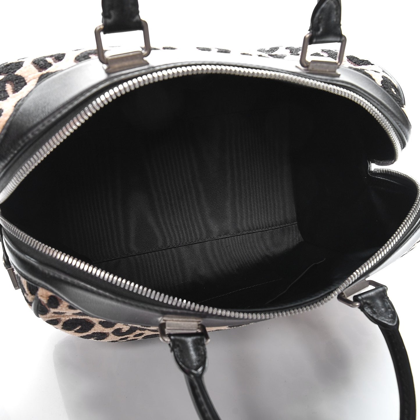 Jacquard Velvet Leopard Print Stephen Sprouse Speedy