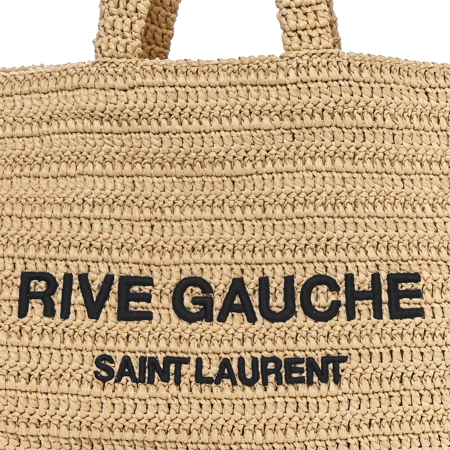 Raffia Rive Gauche Tote Natural