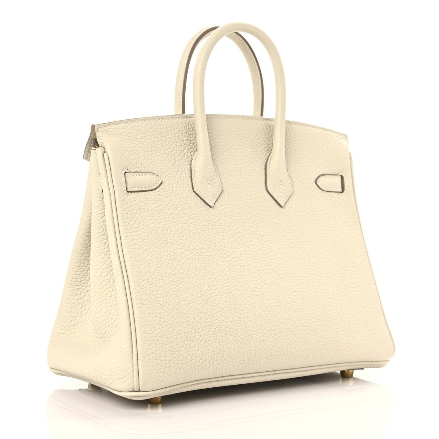 Togo Horseshoe Birkin 25 Craie Lime