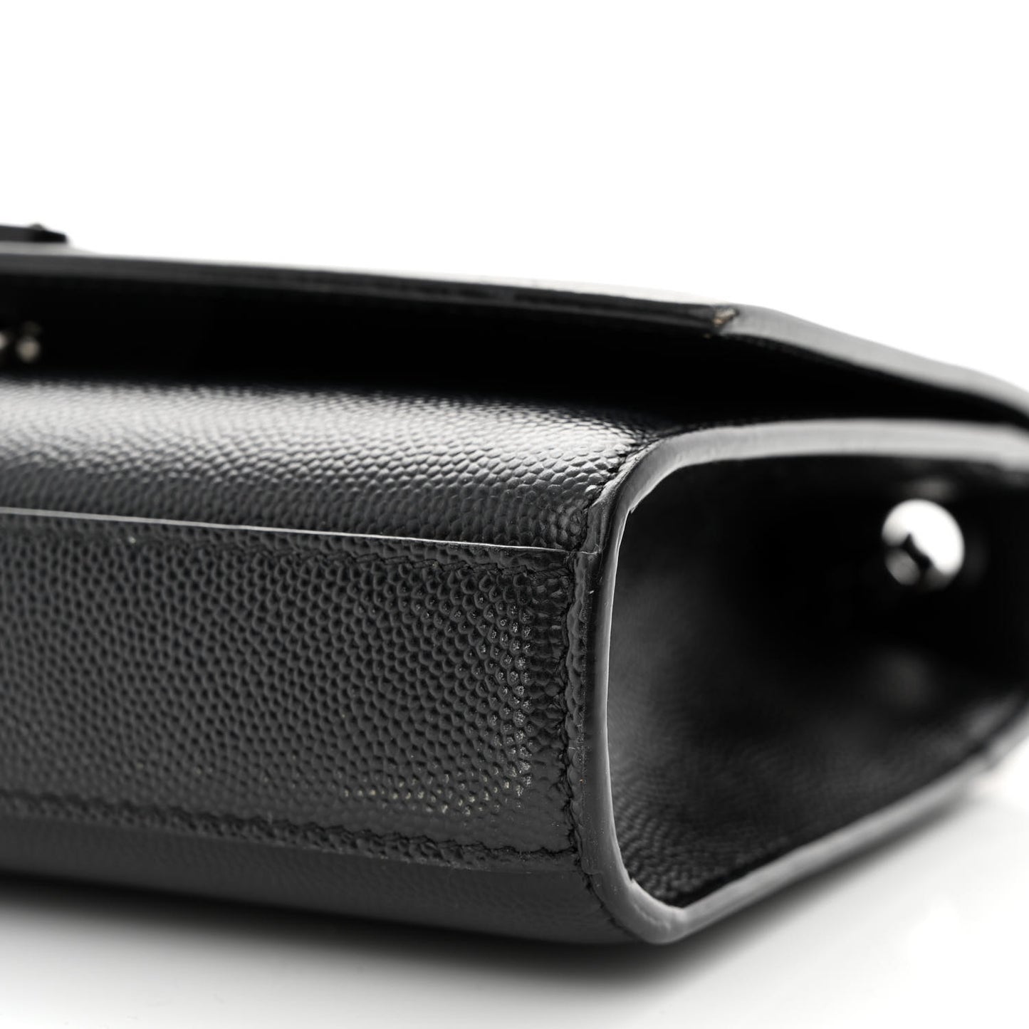 Grain De Poudre Small Monogram Monochrome Kate Satchel Black