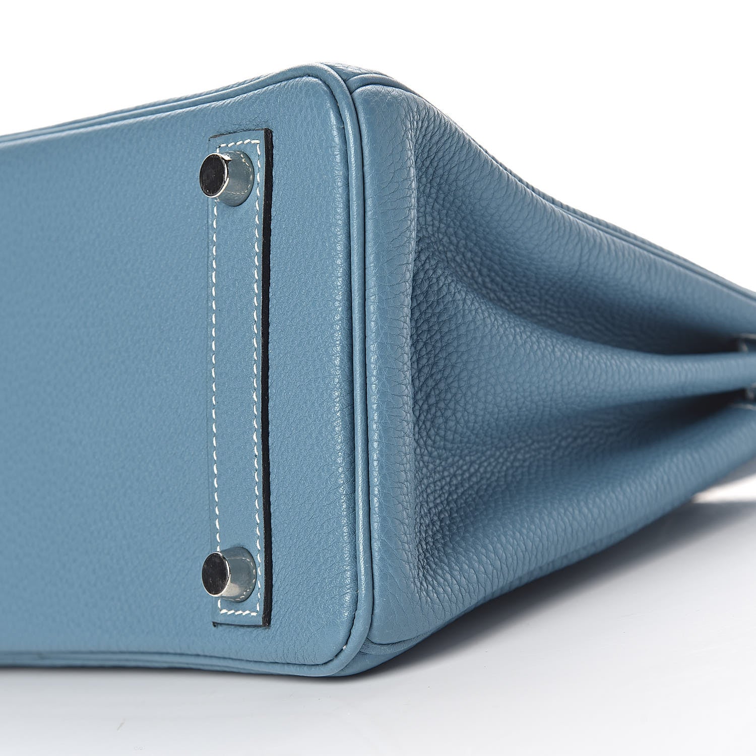 Hermes Togo Birkin 25 Blue Jean 35 of 36