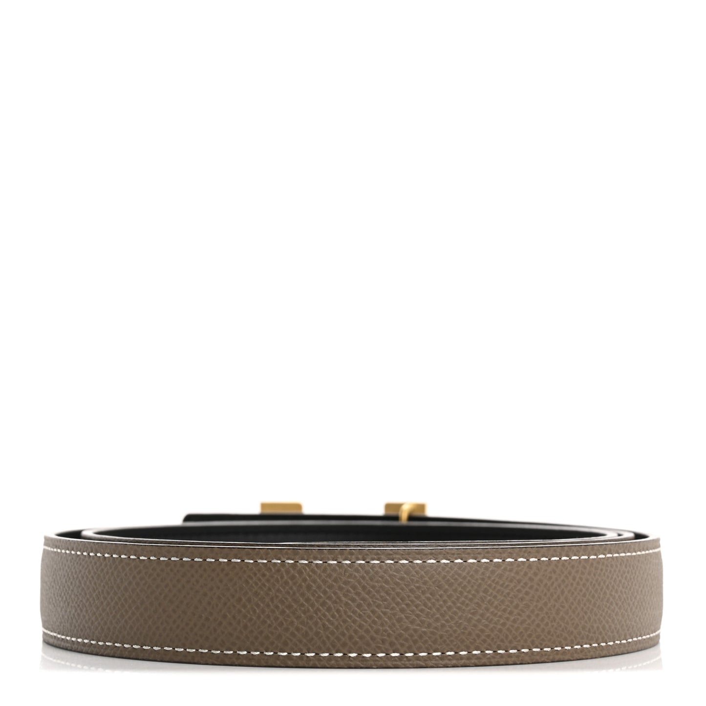 Swift Epsom 24mm Mini Constance H Belt 100 40 Black Etoupe