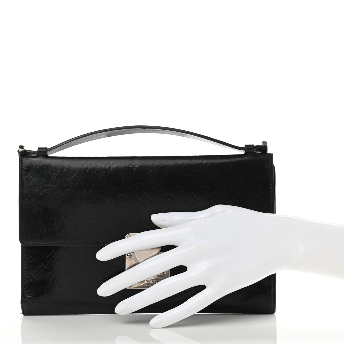 Monogram Glace Anouchka Pochette MM Black