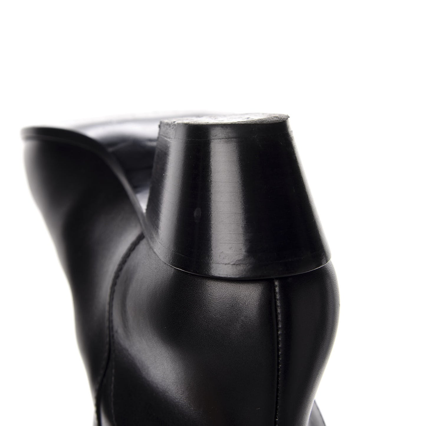 Calfskin Rock Long Boots 35.5 Black