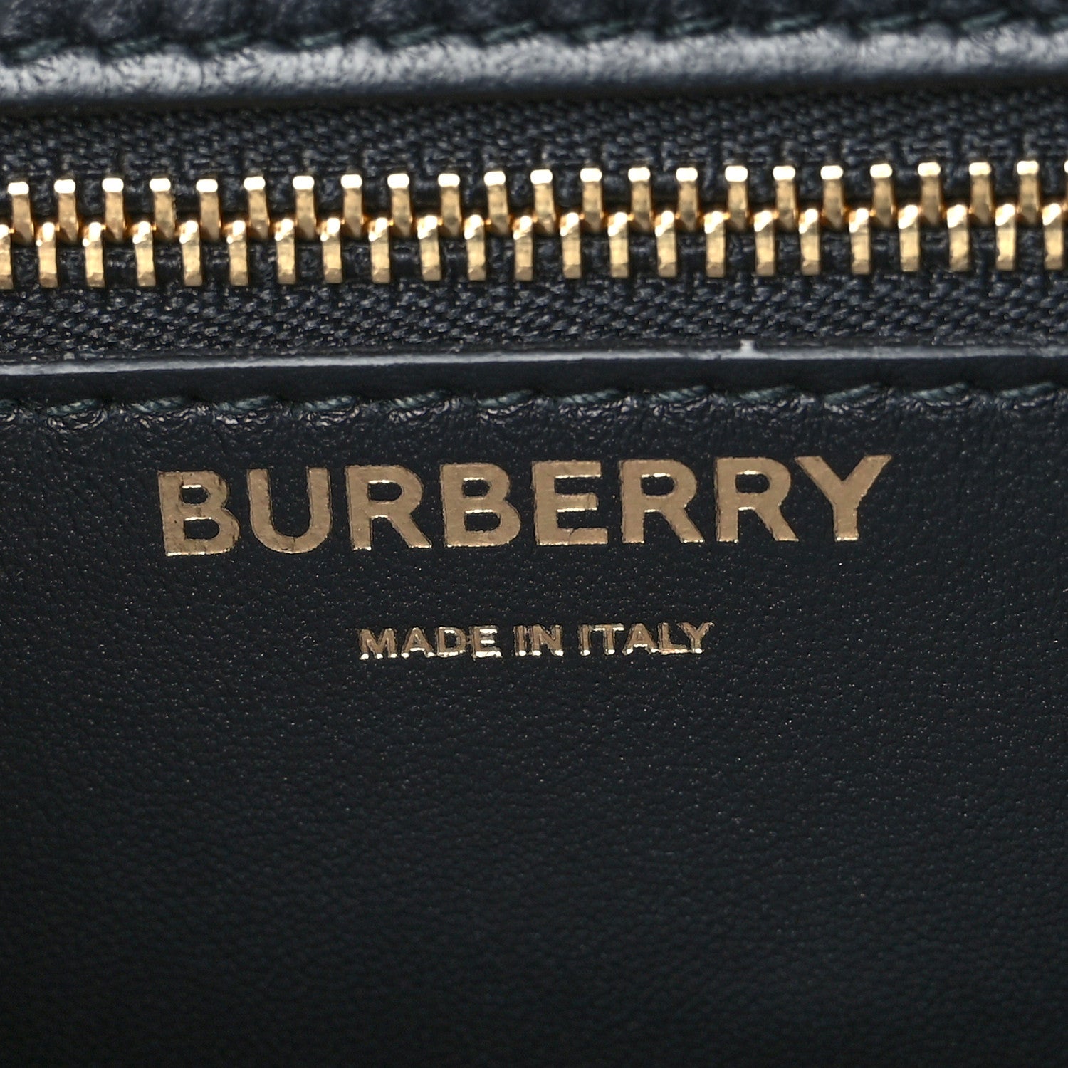 Burberry E-Canvas Monogram Stripe Small TB Bag Bridle Brown 6 of 8