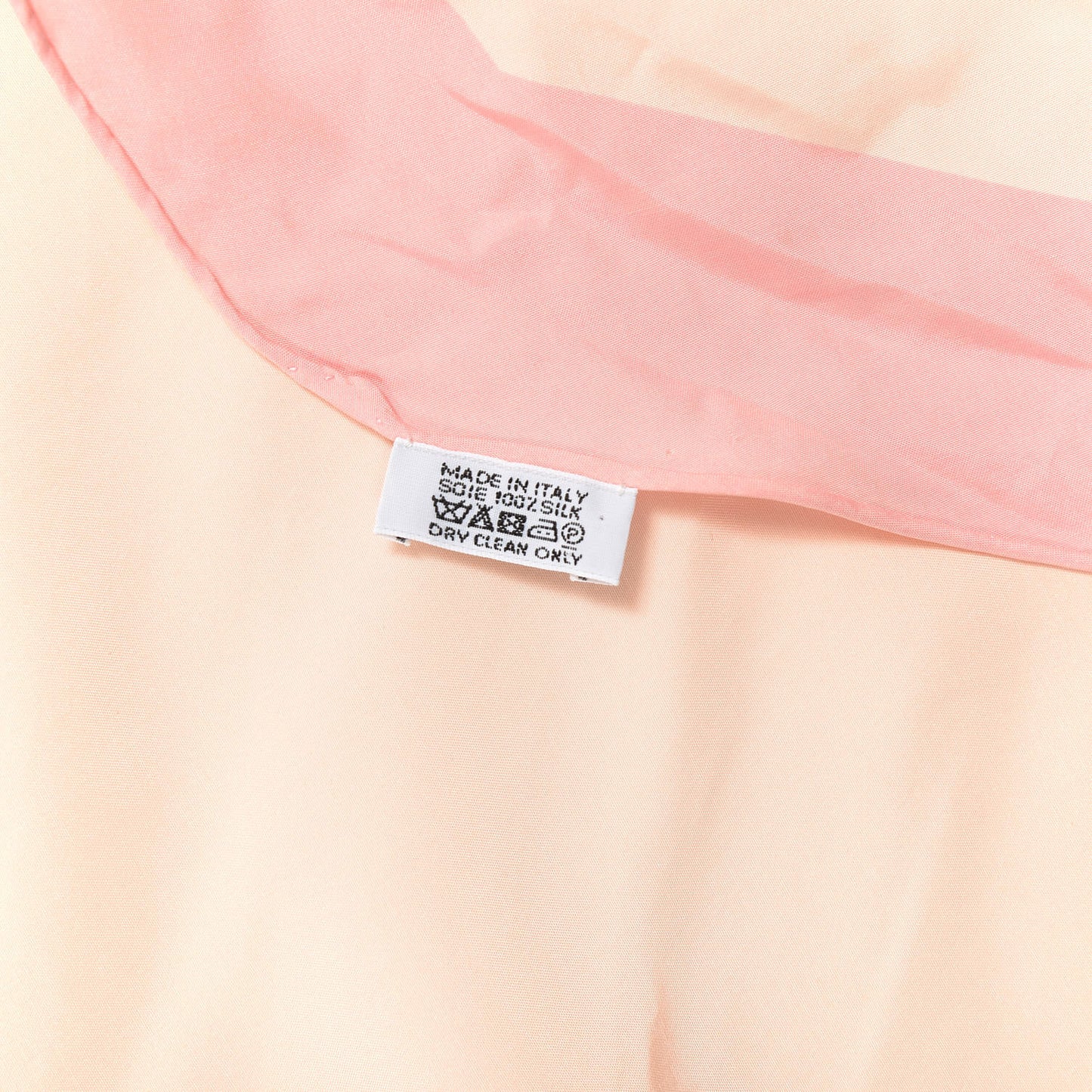 Washed Silk Maxi Losange Scarf Rose Poudre Rose Buvard