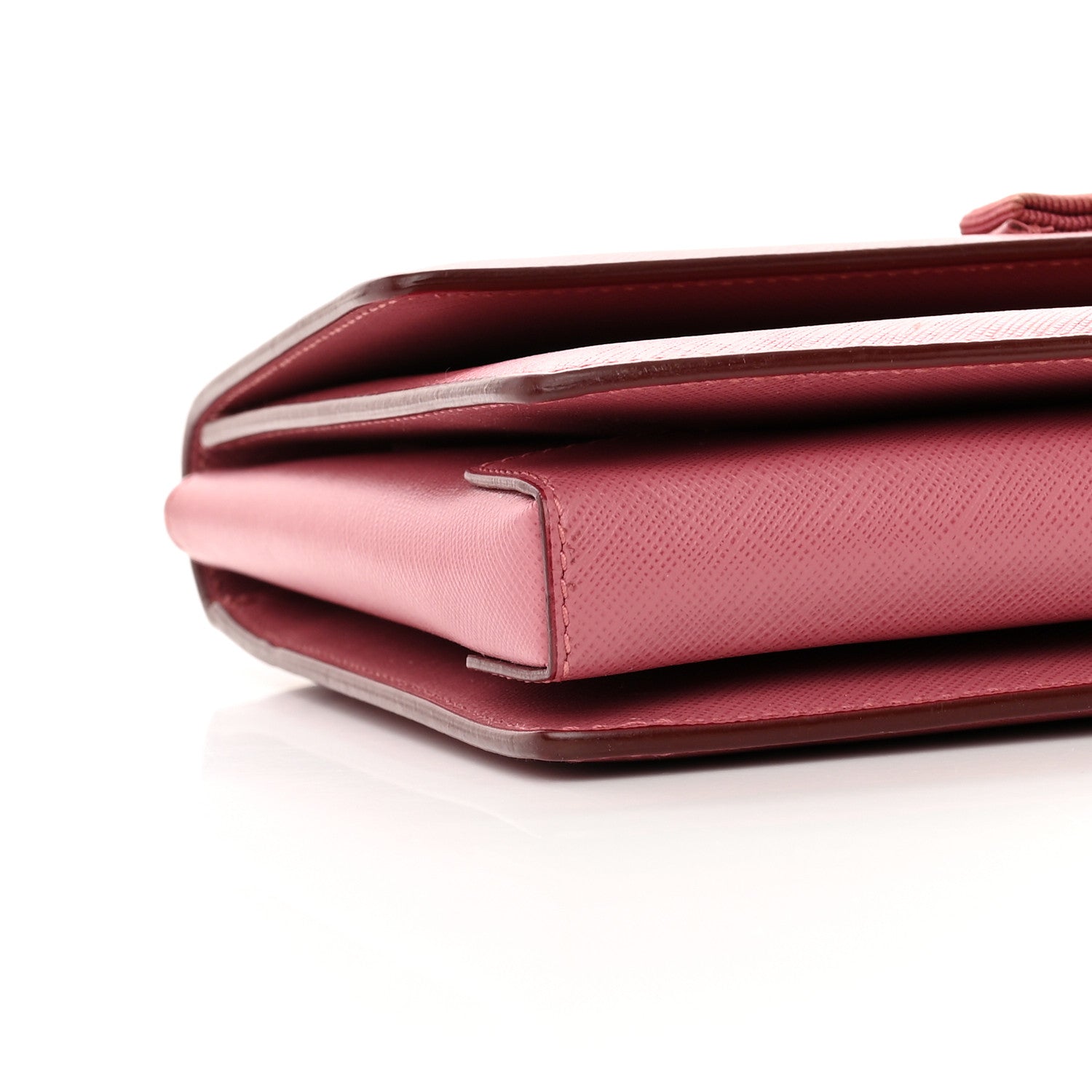 Salvatore Ferragamo Printed Calfskin Ginny Shoulder Bag Griotte 9 of 13