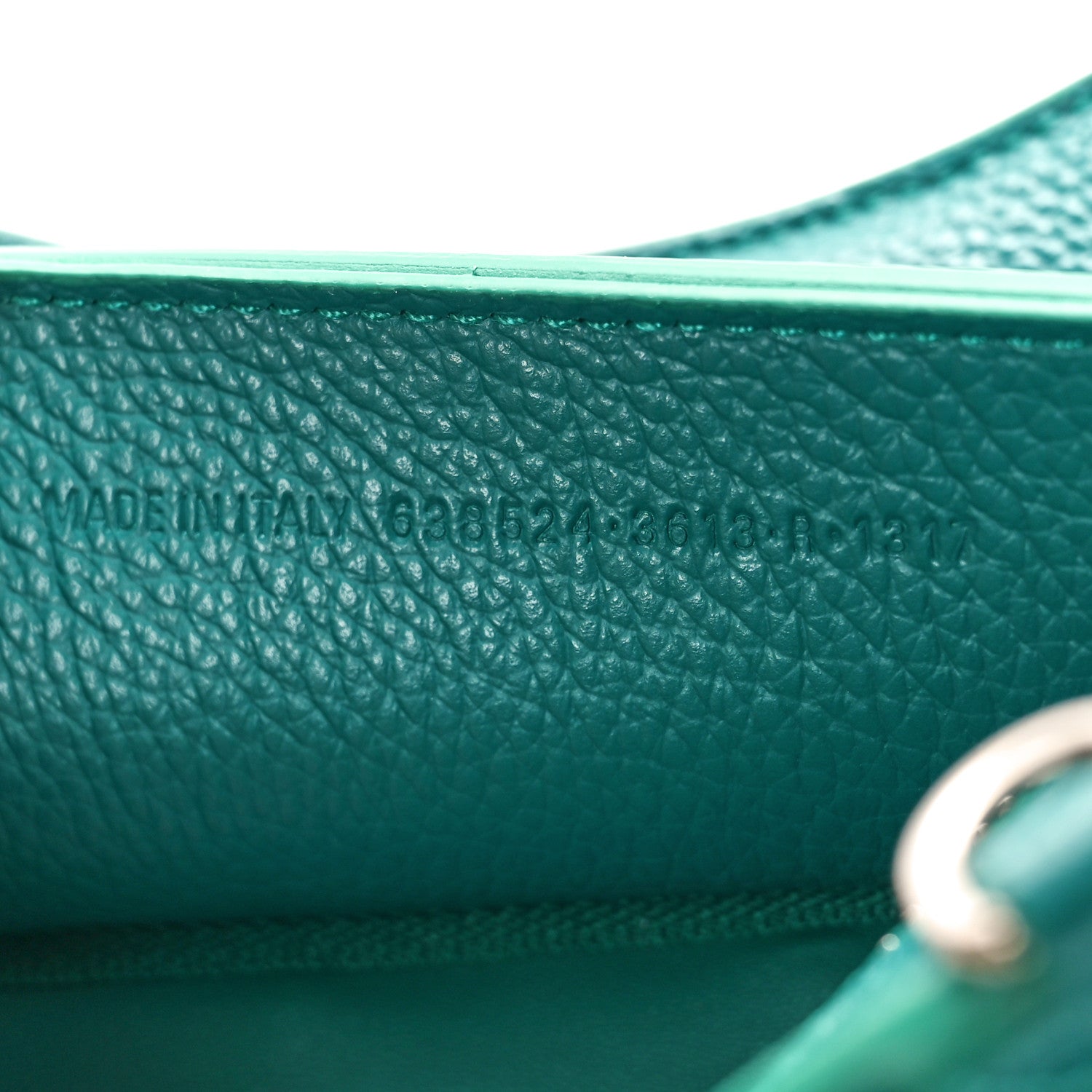 Balenciaga Grained Calfskin Neo Classic Silver Hardware Mini City Jade 7 of 10