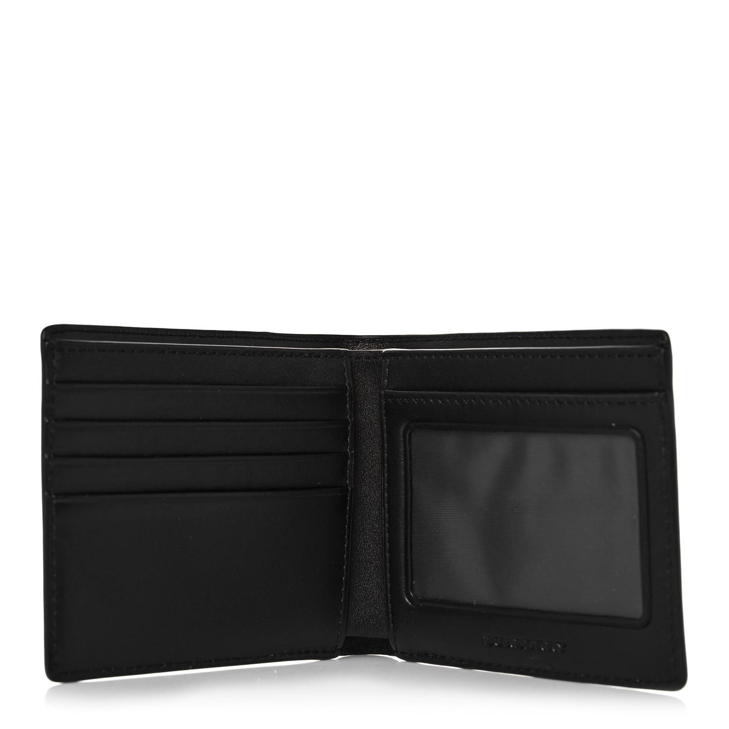 London Check Bi-Fold Wallet Charcoal