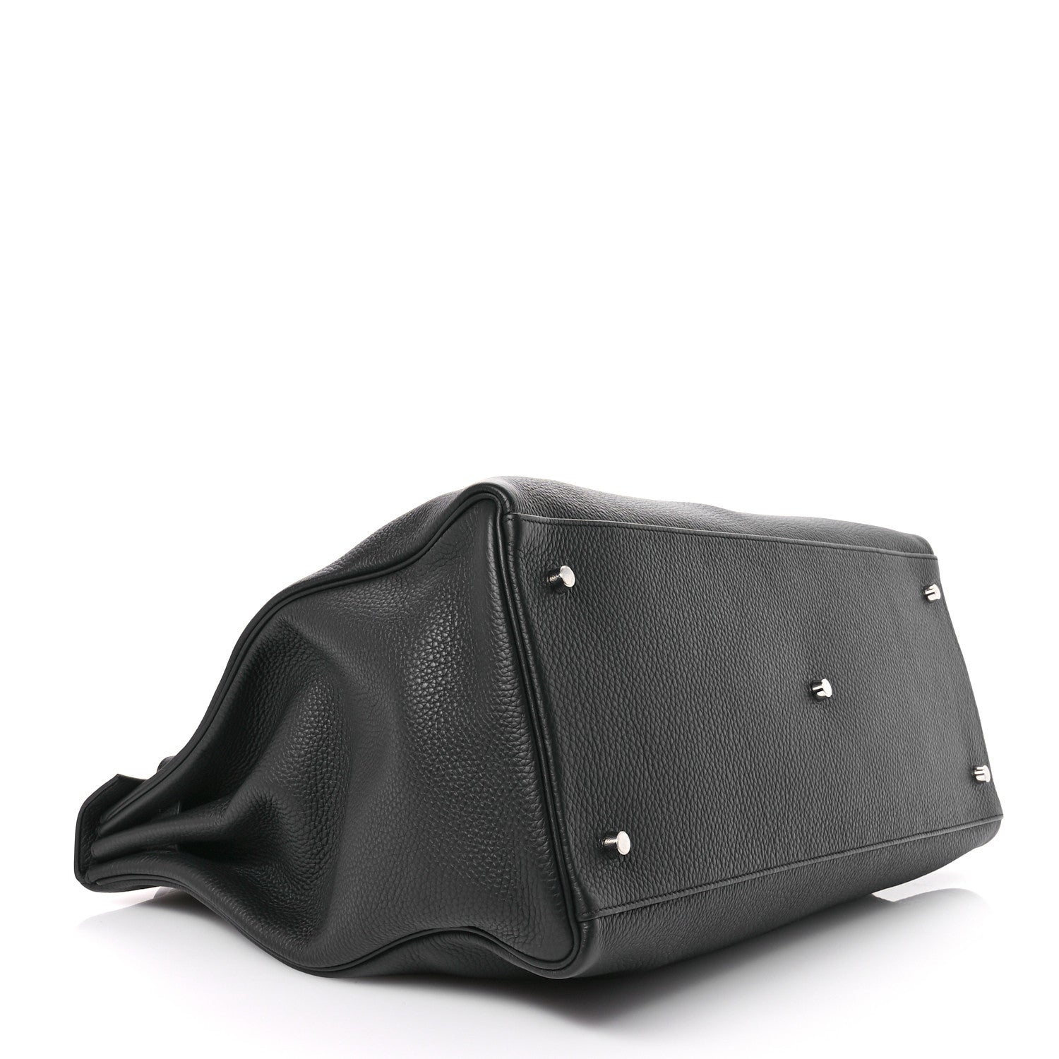 Hermes Taurillon Clemence Voyage Kelly 50 Black 4 of 10