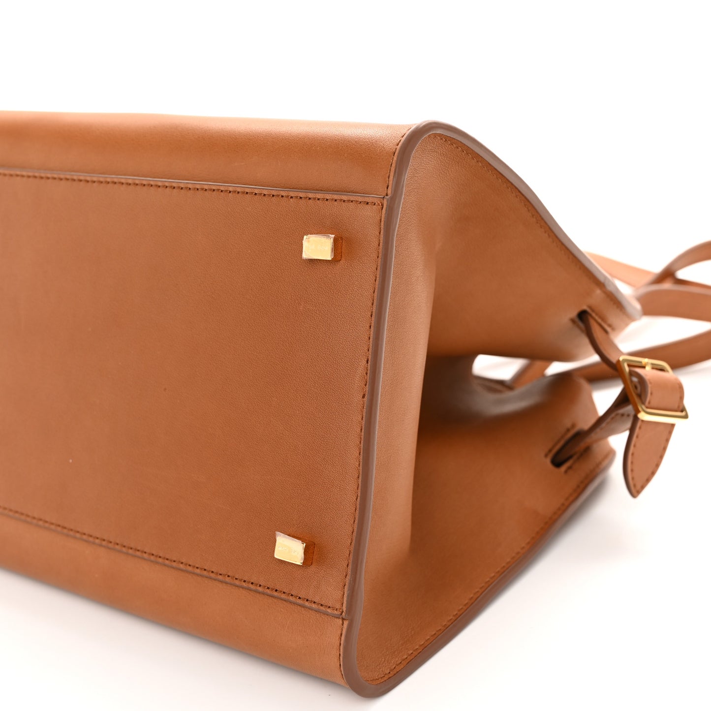 Polished Saddle Calfskin Soft Margaux 12 Cuir