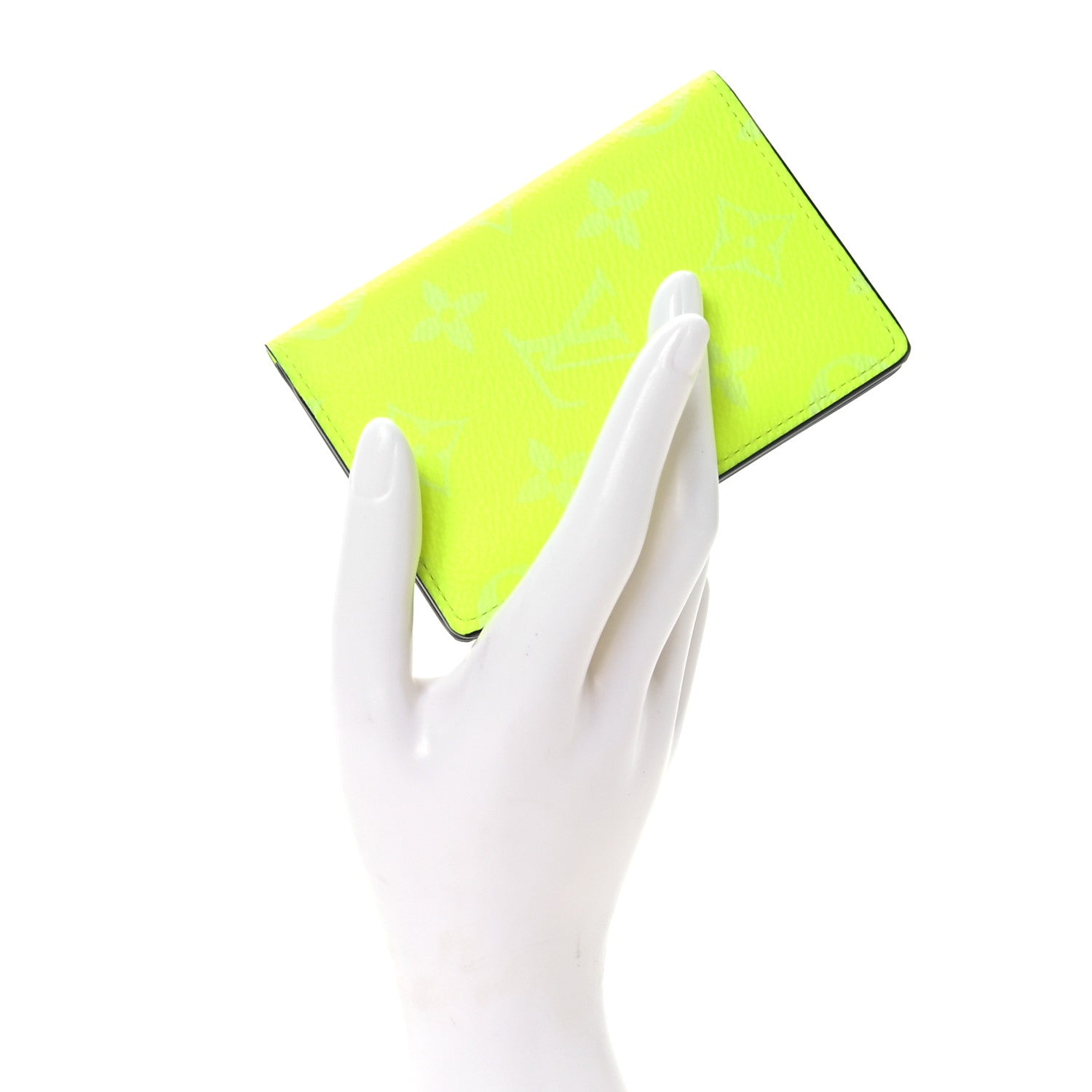 Louis Vuitton Taigarama Pocket Organizer Neon Yellow 2 of 6