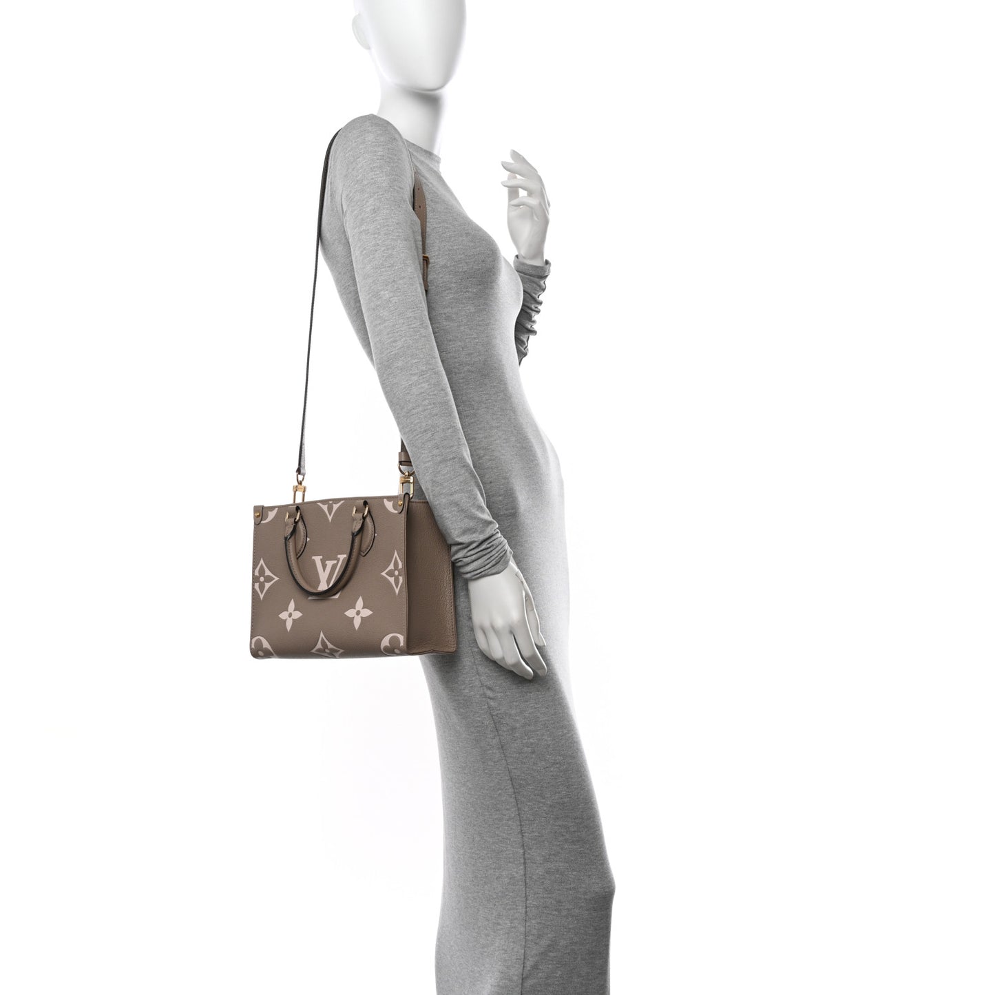 Empreinte Monogram Giant Onthego PM Tourterelle Creme